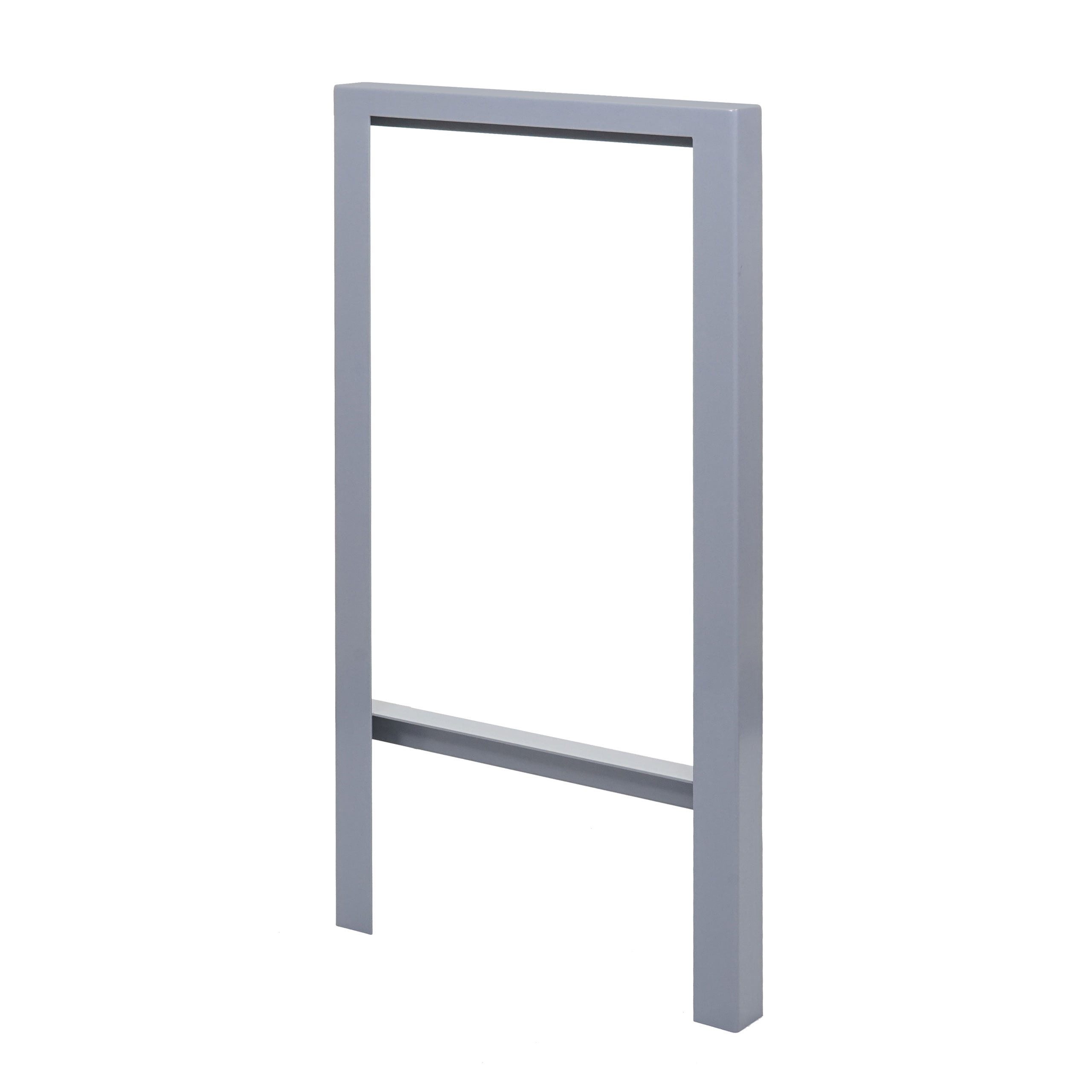 PROREGAL® Fahrradständer Fahrradbügel 115x60x6cm Anlehnbügel verzinkter Karbonstahl