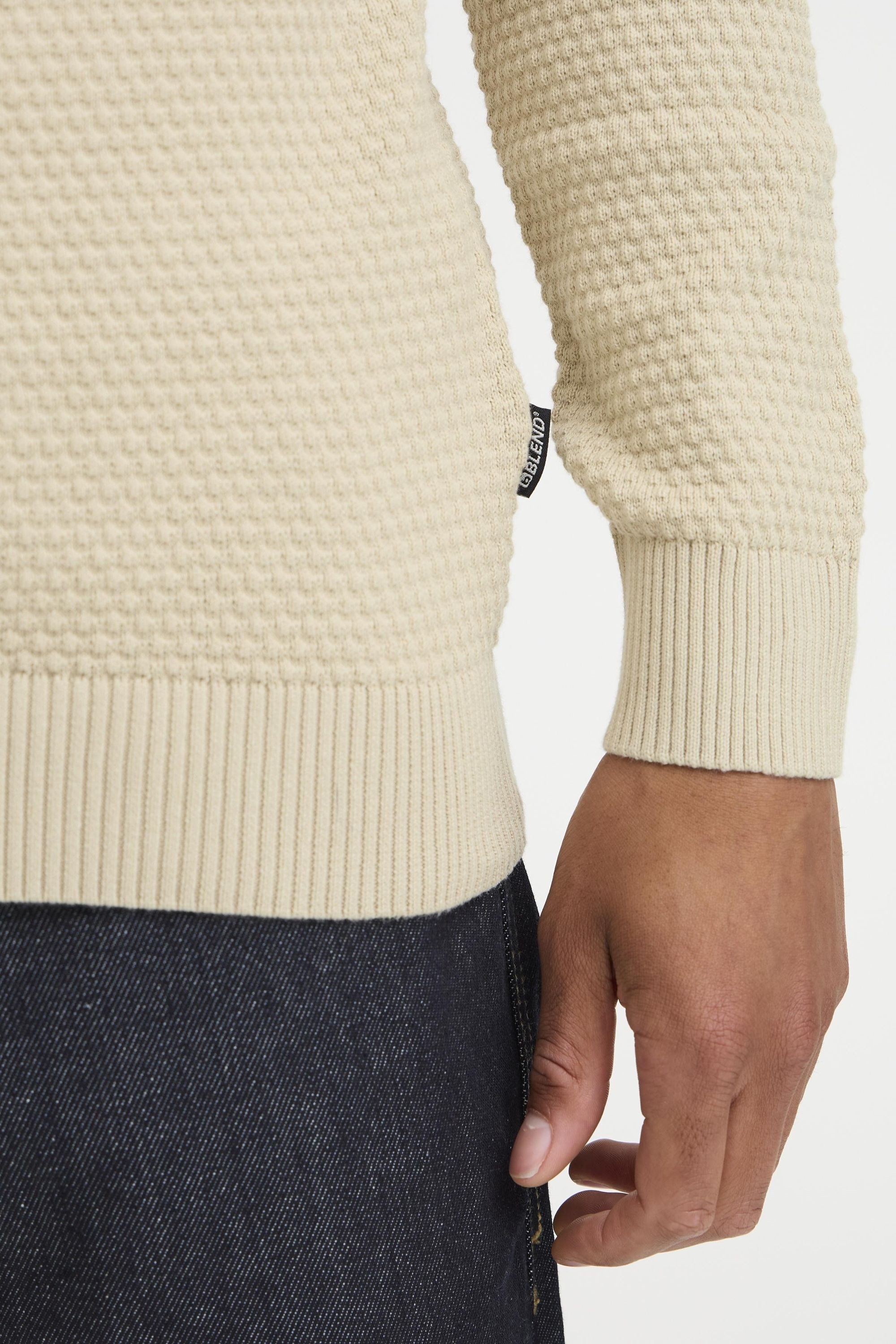 Blend Rollkragenpullover BHRedhill Stilvoller Basic Strickpullover mit Rollkragen