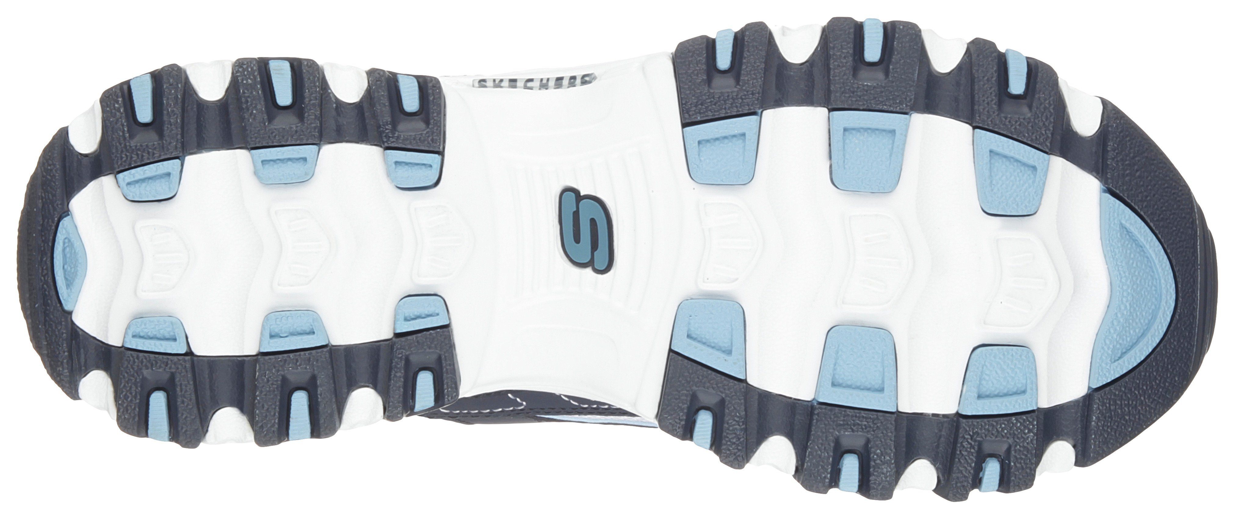 Skechers D´Lites - Biggest Fan Sneaker Freizeitschuh, Halbschuh, Schnürschuh im trendigen Chunky-Style