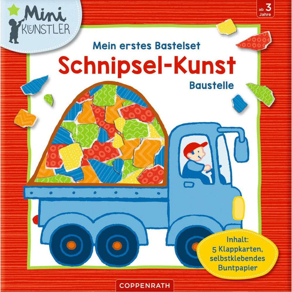 Coppenrath Kreativset Mein erstes Bastelset - Schnipsel-Kunst - Baustelle
