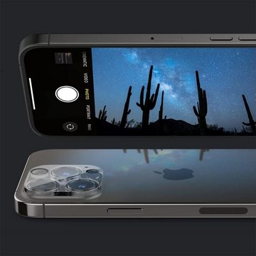 CoolGadget Schutzfolie Kameraschutz Glas für Apple iPhone 13 Pro, (Spar-Set 2in1, Staubgeschützt/Staubsicher), Schutzglas für Kamera-Linsen Panzerfolie für iPhone 13 Pro Folie