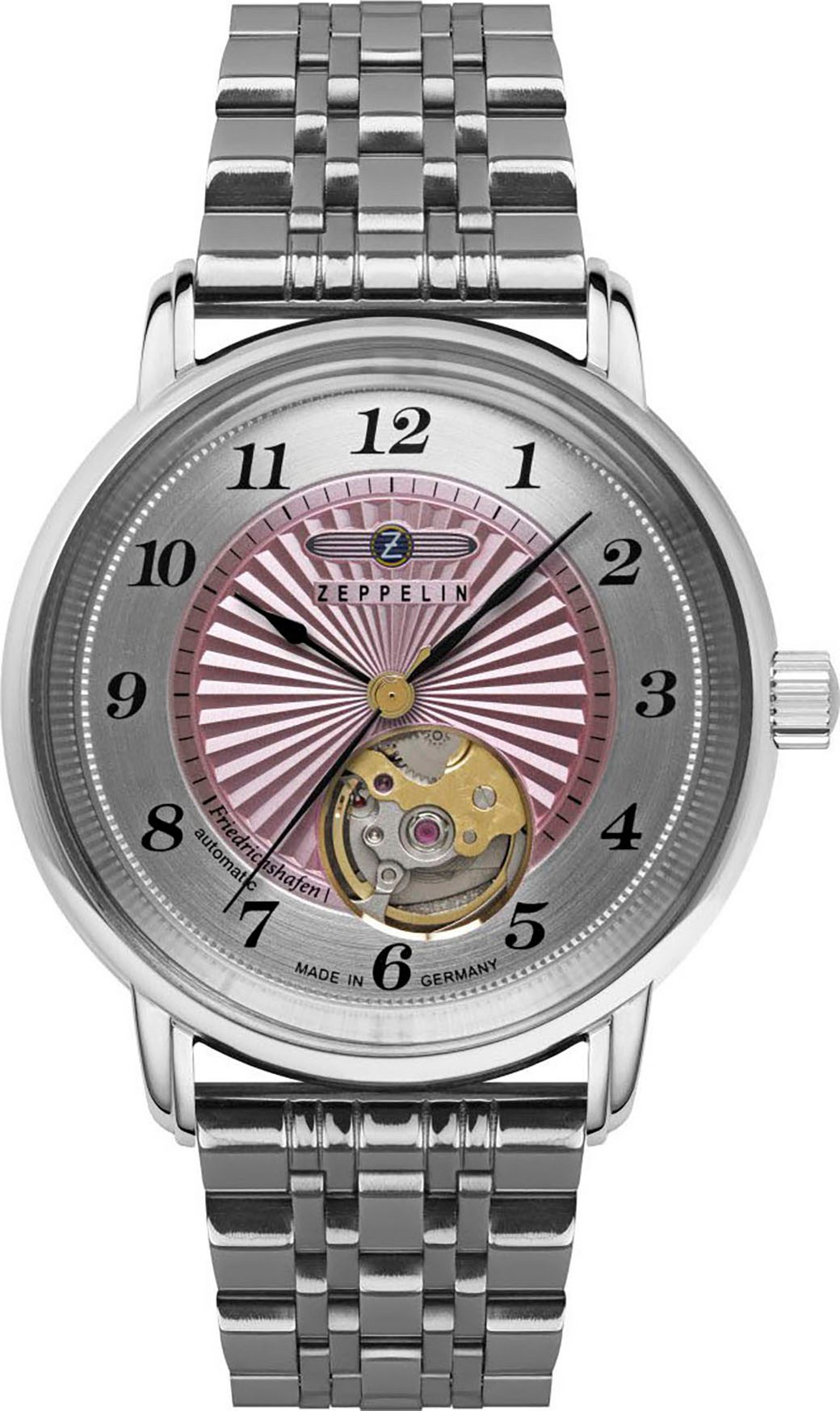 ZEPPELIN Automatikuhr Friedrichshafen Lady Open Heart günstig online kaufen