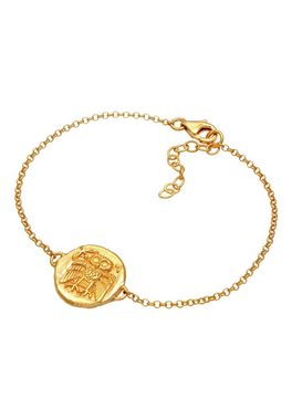 Elli Armband Münze Coin Athena Eule Antik 925 Silber