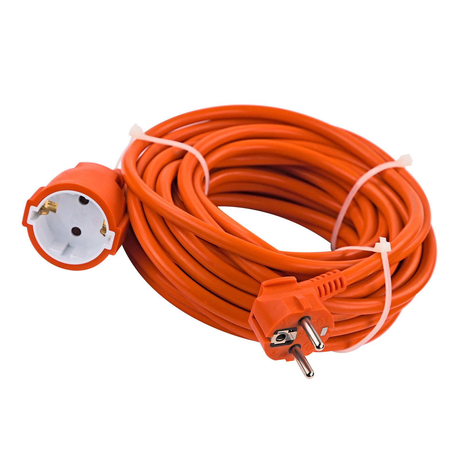 DEMA 15 m Verlängerungskabel orange H05VV-F 3G1,5 mm² Verlängerungskabel