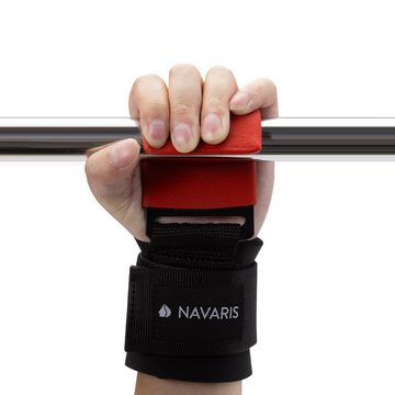 Navaris Zughilfe Zughilfen mit Haken für Krafttraining - Zughilfe Set für Fitness (1-tlg)