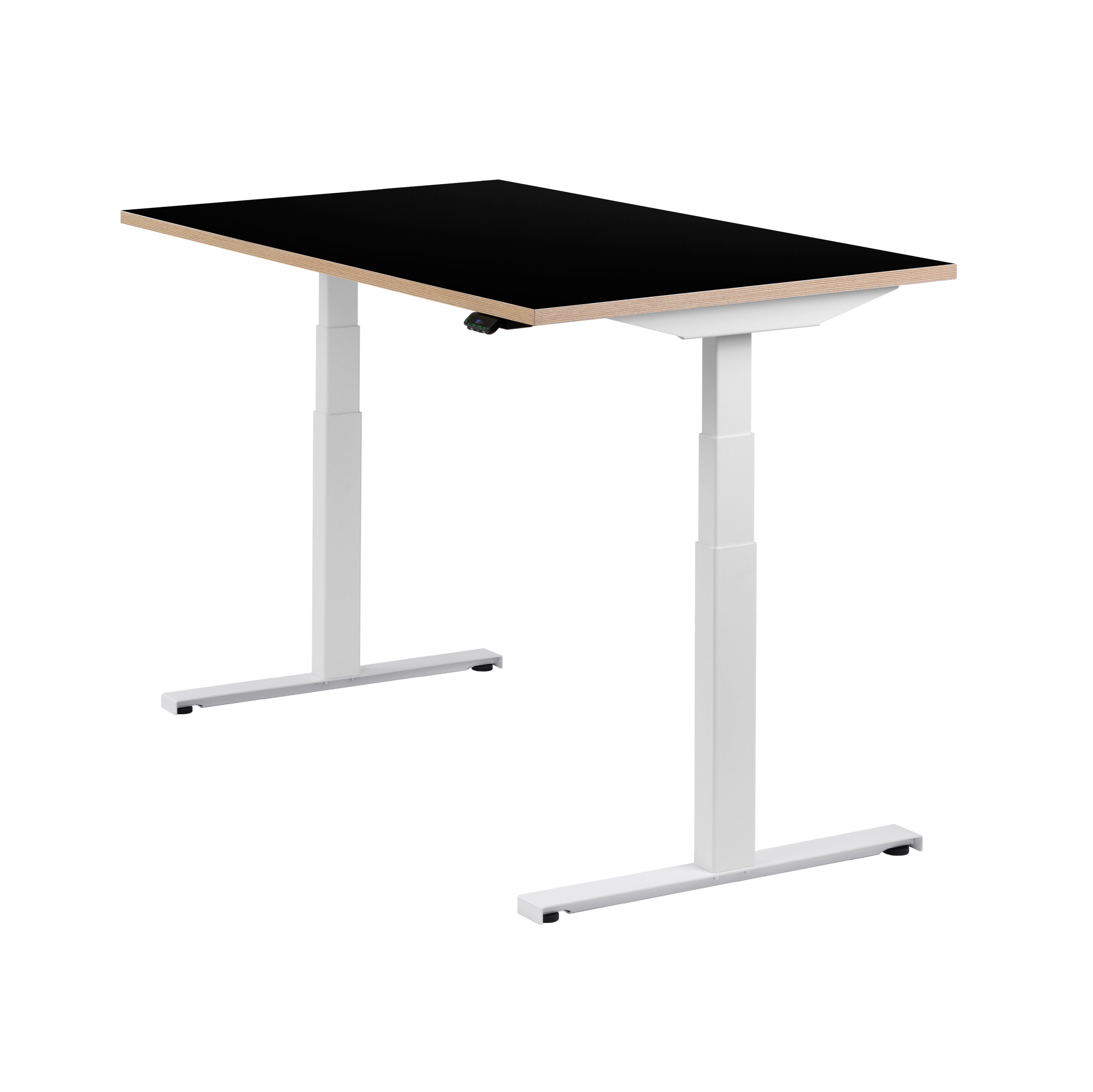 boho 80 Weiß Schwarz | Schreibtisch elektrisch Easydesk, office® cm 140 Schwarz Weiß Tischplatte x höhenverstellbar