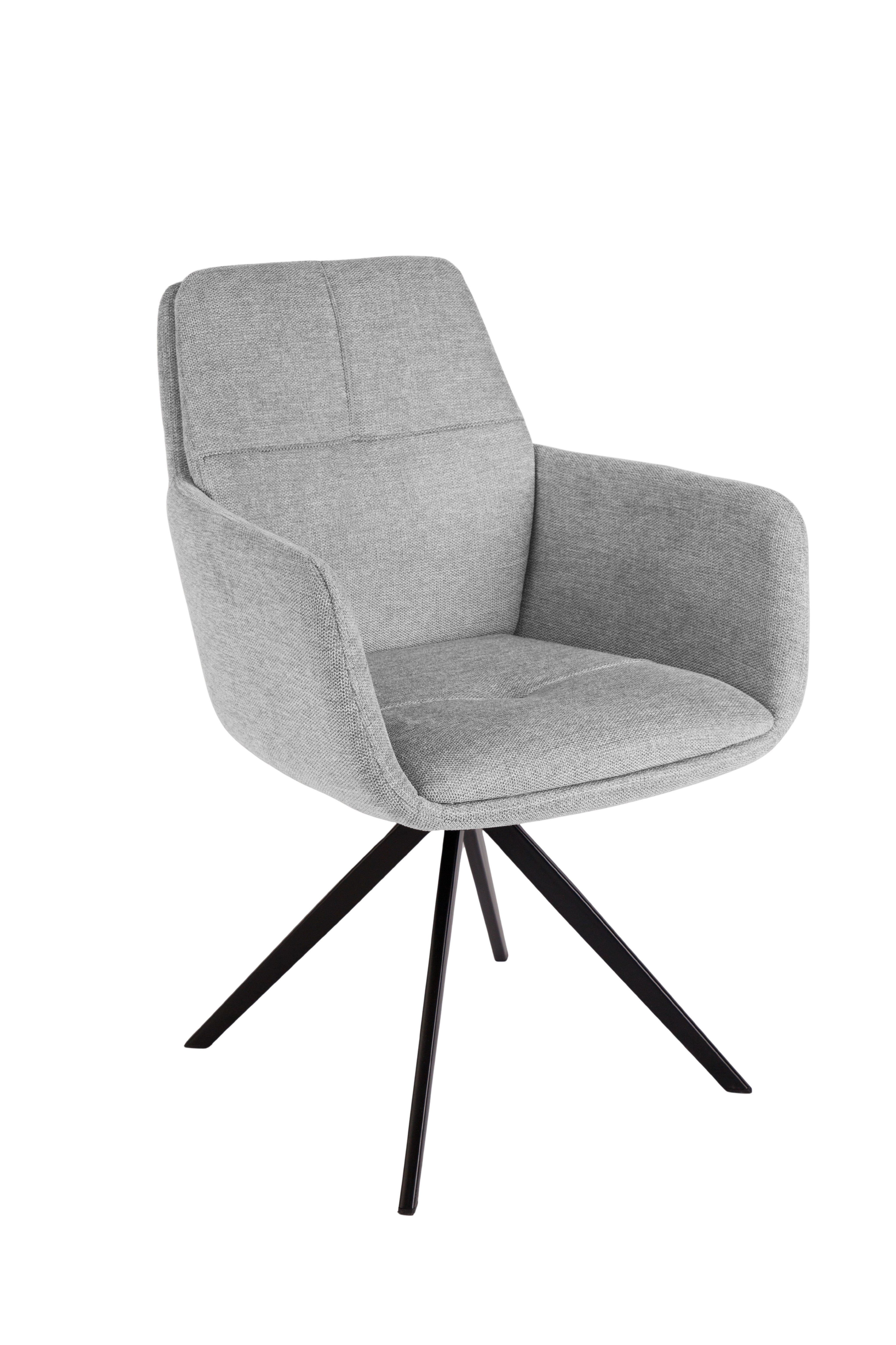 faee Polsterstuhl Glede, 180° drehbar, automatische Rückführung, FSC zertifiziert, Stoffbezug