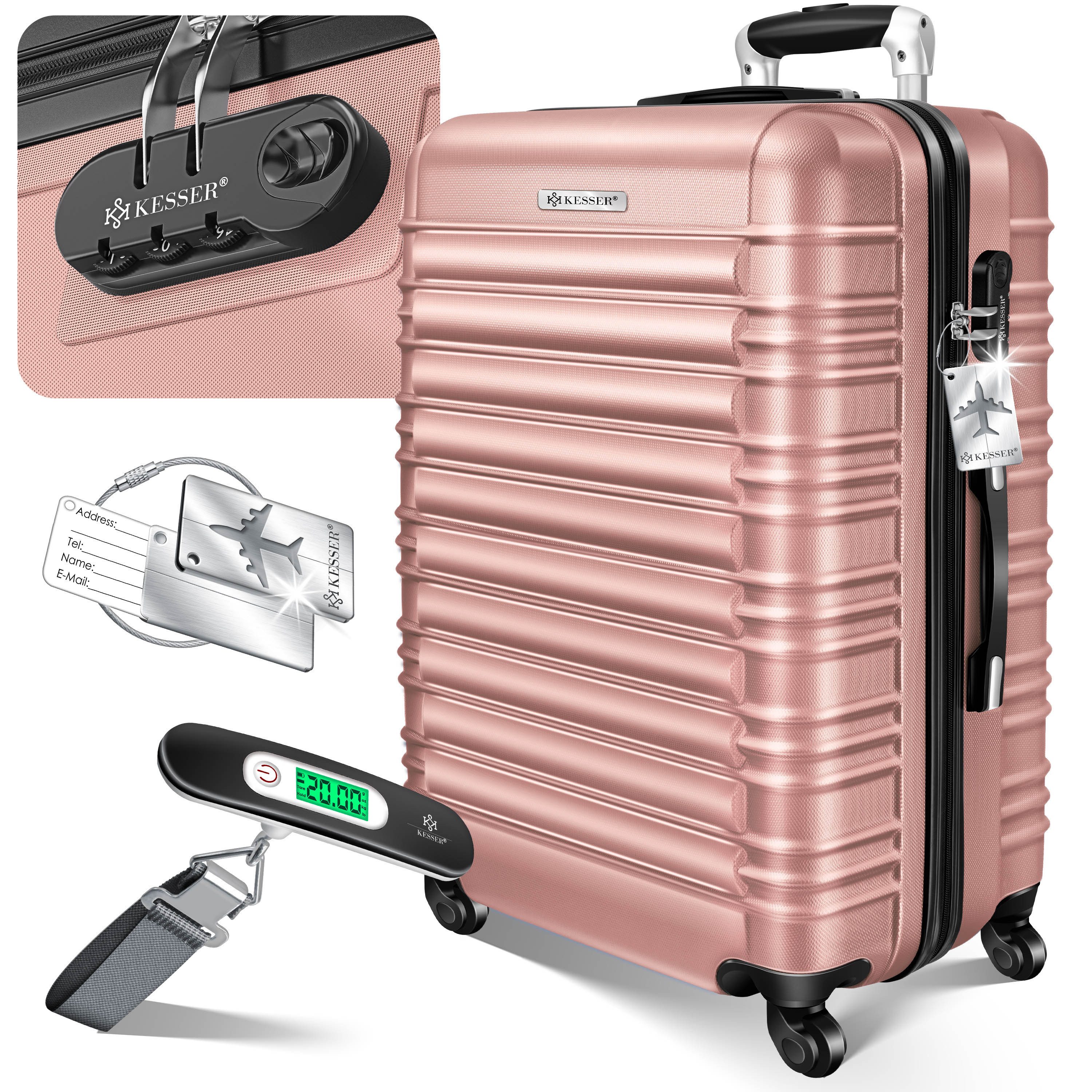 KESSER Hartschalen-Trolley Reisekoffer 84L Koffer Inkl. Kofferwaage + Gepäc günstig online kaufen