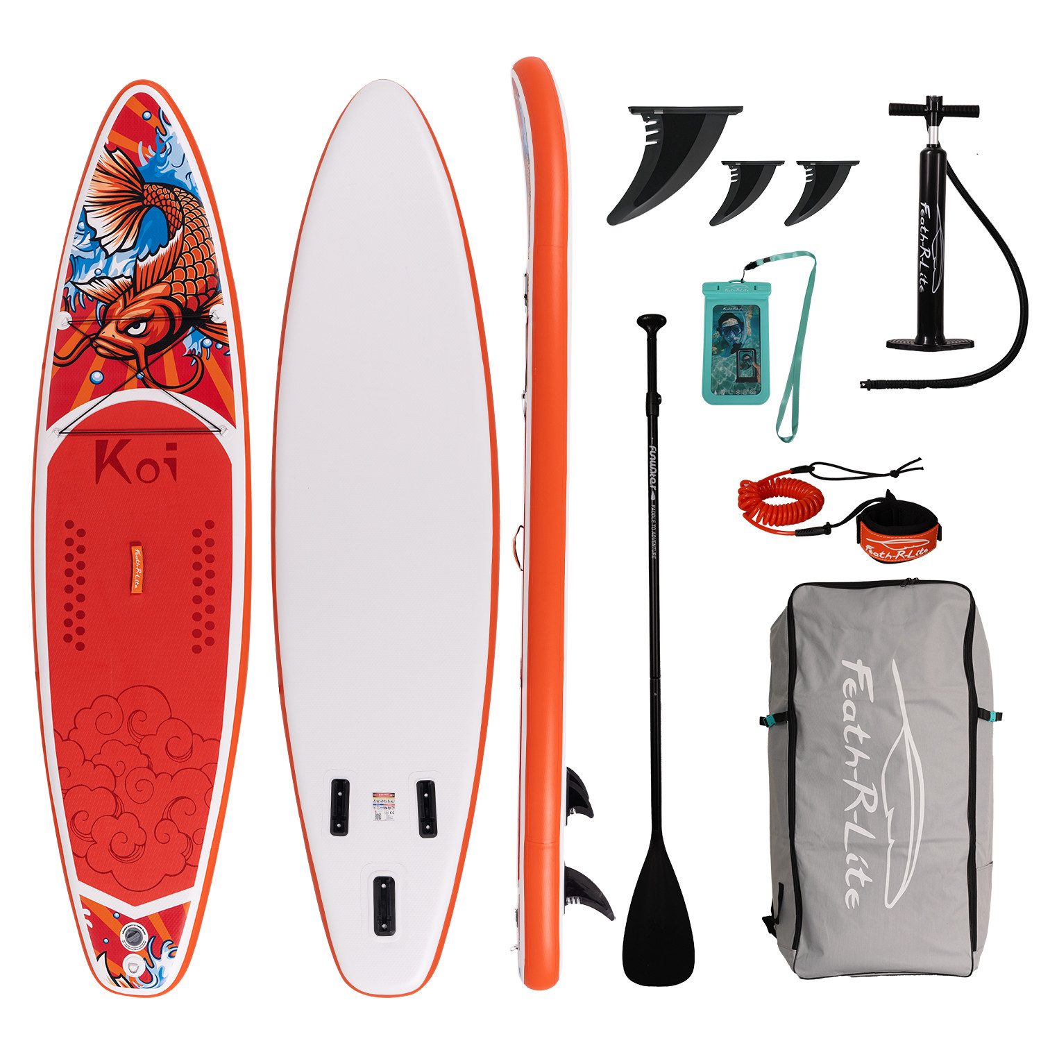 DOTMALL Inflatable SUP-Board Leichtes aufblasbares Stand-up-Paddleboard