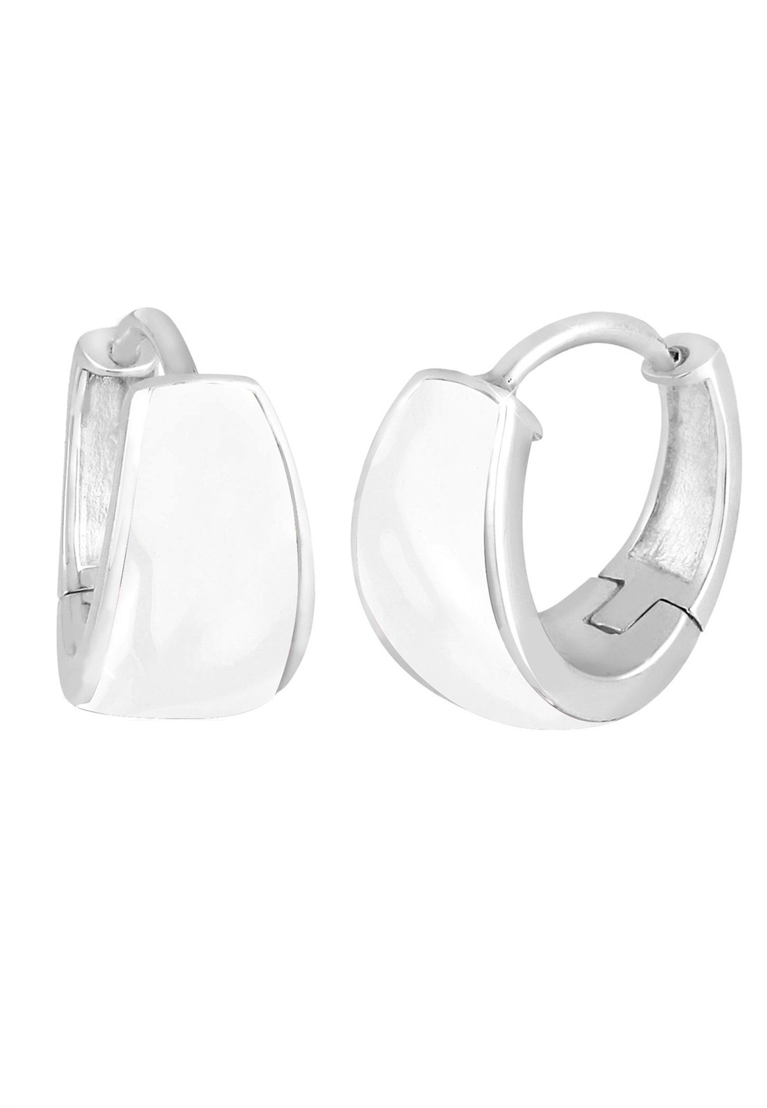 Elli Paar Creolen Creolen Emaille Basic Zeitlos 925 Silber günstig online kaufen