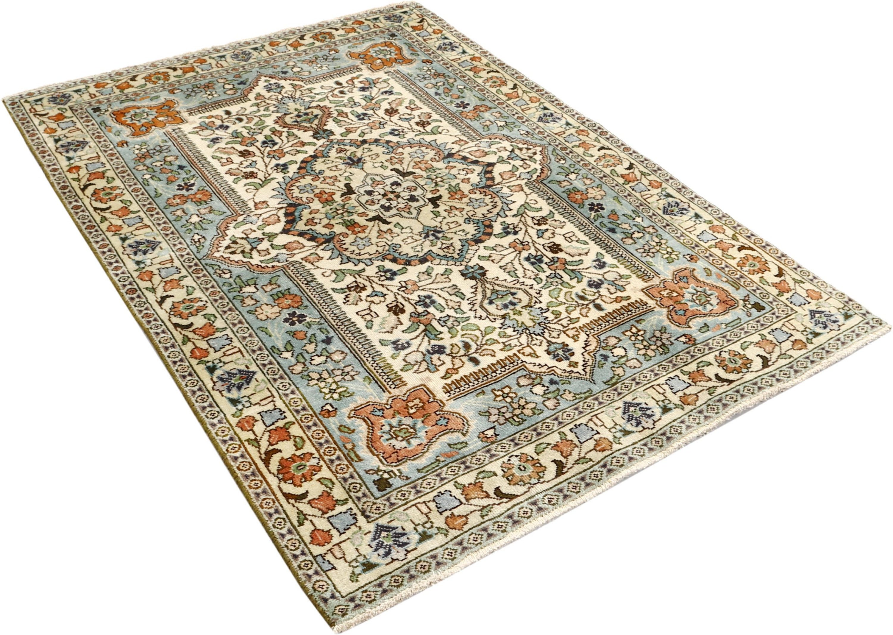 Carpet Avenue Teppich Tabriz Tabatabai Patina 152x107, Rechteck, Höhe: 7 mm