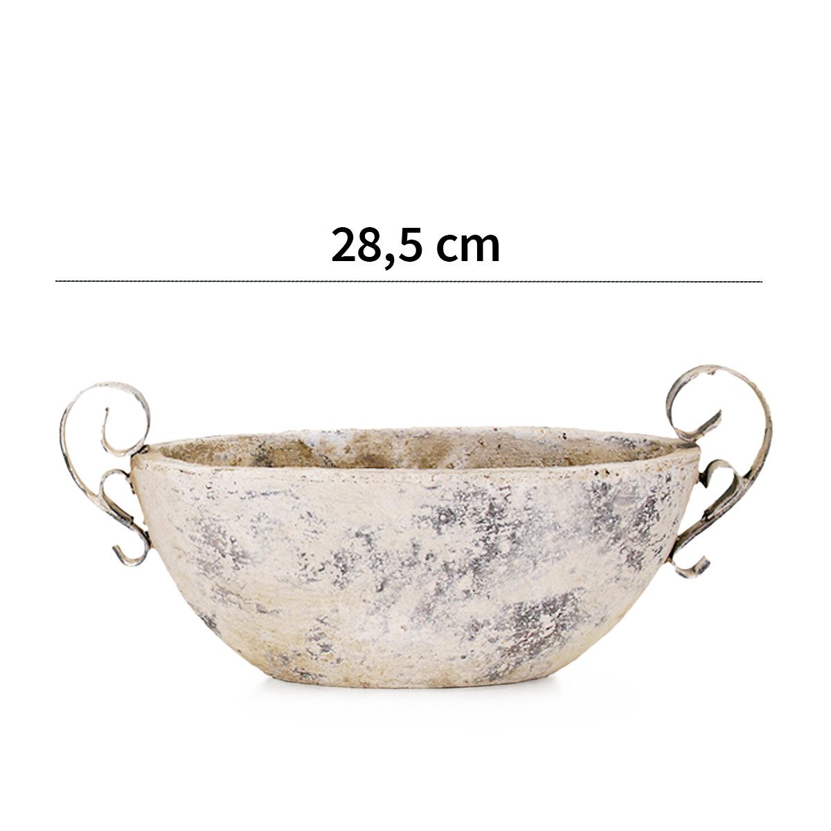 matches21 HOME & HOBBY Blumentopf Keramik Pflanzschale für draussen oval De günstig online kaufen