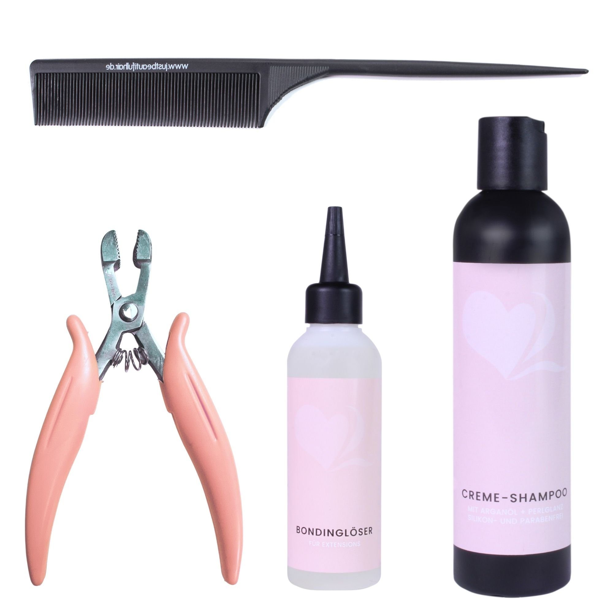 hair2heart Echthaar-Extension großes Bonding Remover-Set