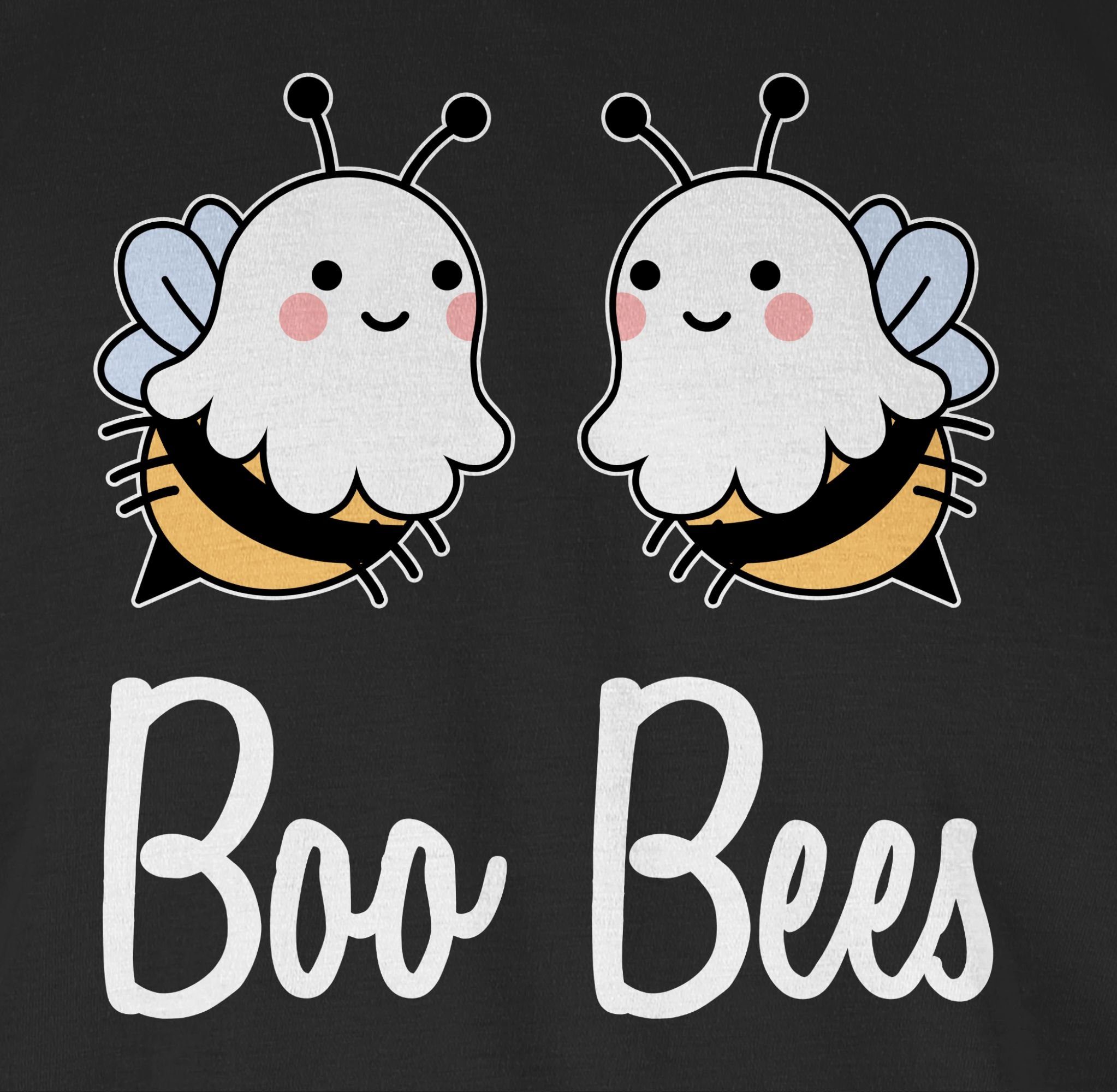 Halloween Bees Herren 1 T-Shirt Kostüme Schwarz Boobs Shirtracer Boo