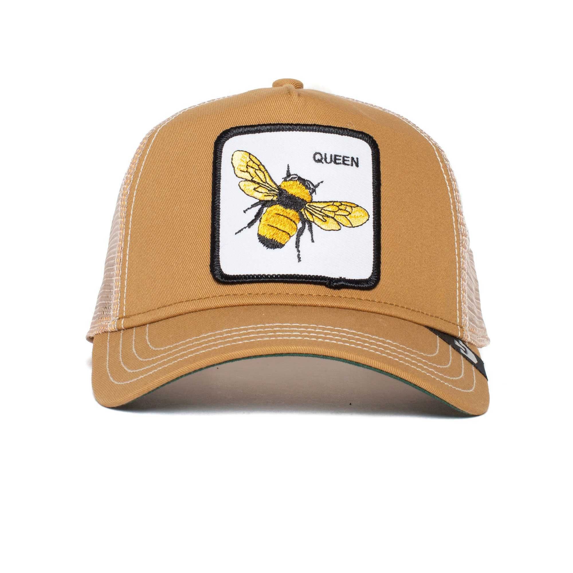 Bee Unisex The GOORIN Cap Cap Bros. Size Kappe, Queen One camel Trucker Baseball - Frontpatch,