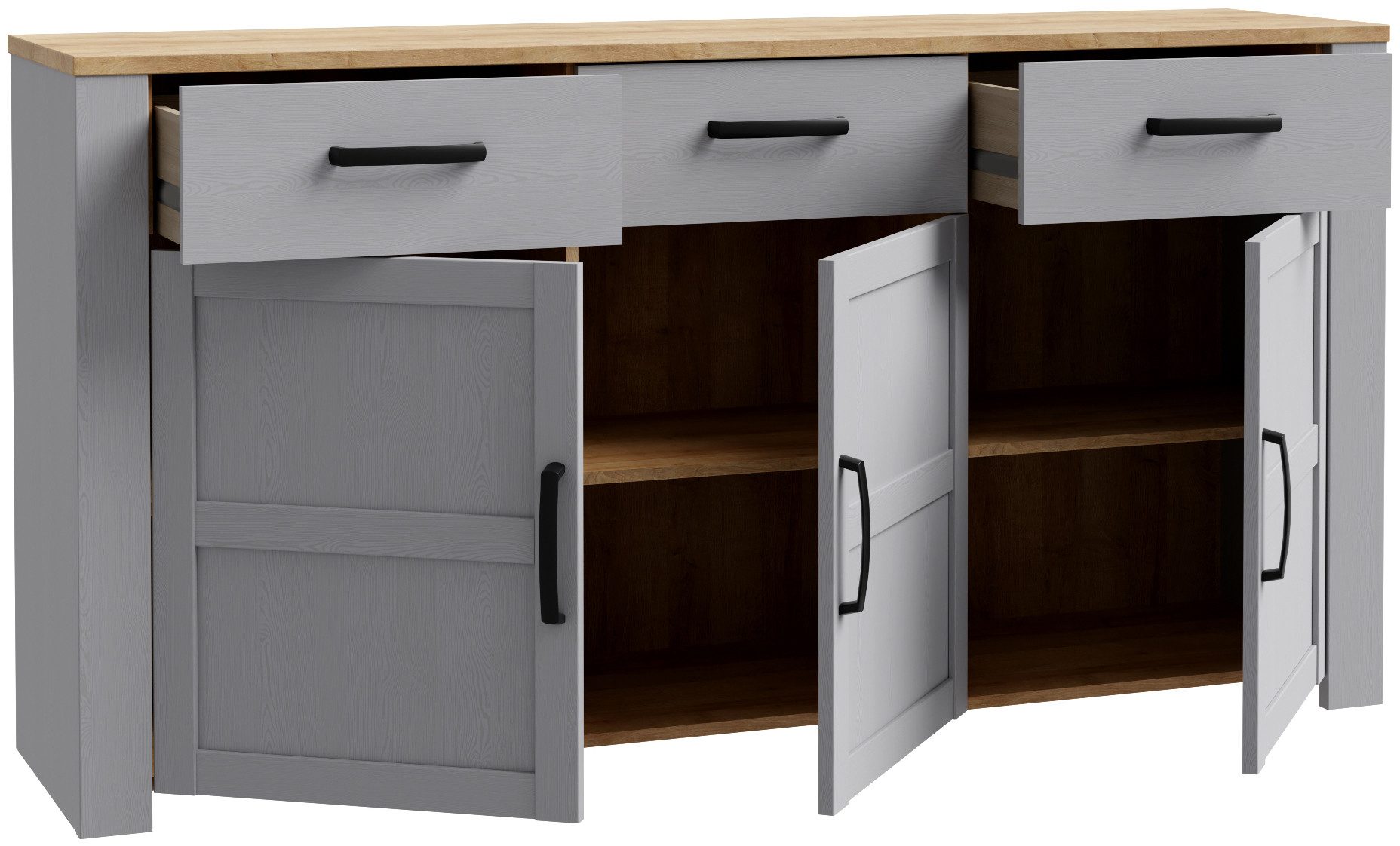 FORTE Sideboard Bohol, Breite 166 cm