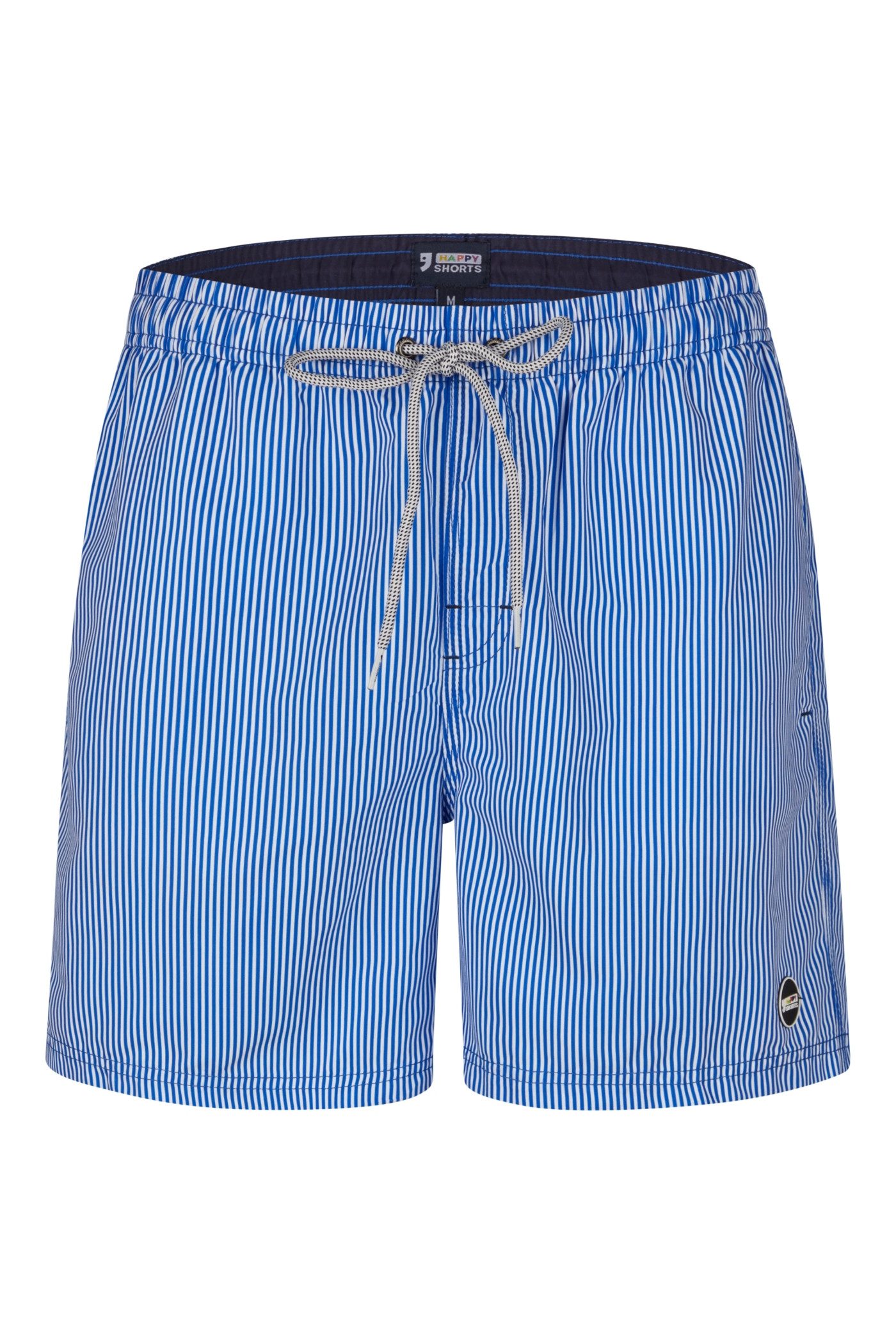 HAPPY SHORTS Badehose HAPPY SHORTS Herren Badeshorts Strandshort Blau Strei günstig online kaufen