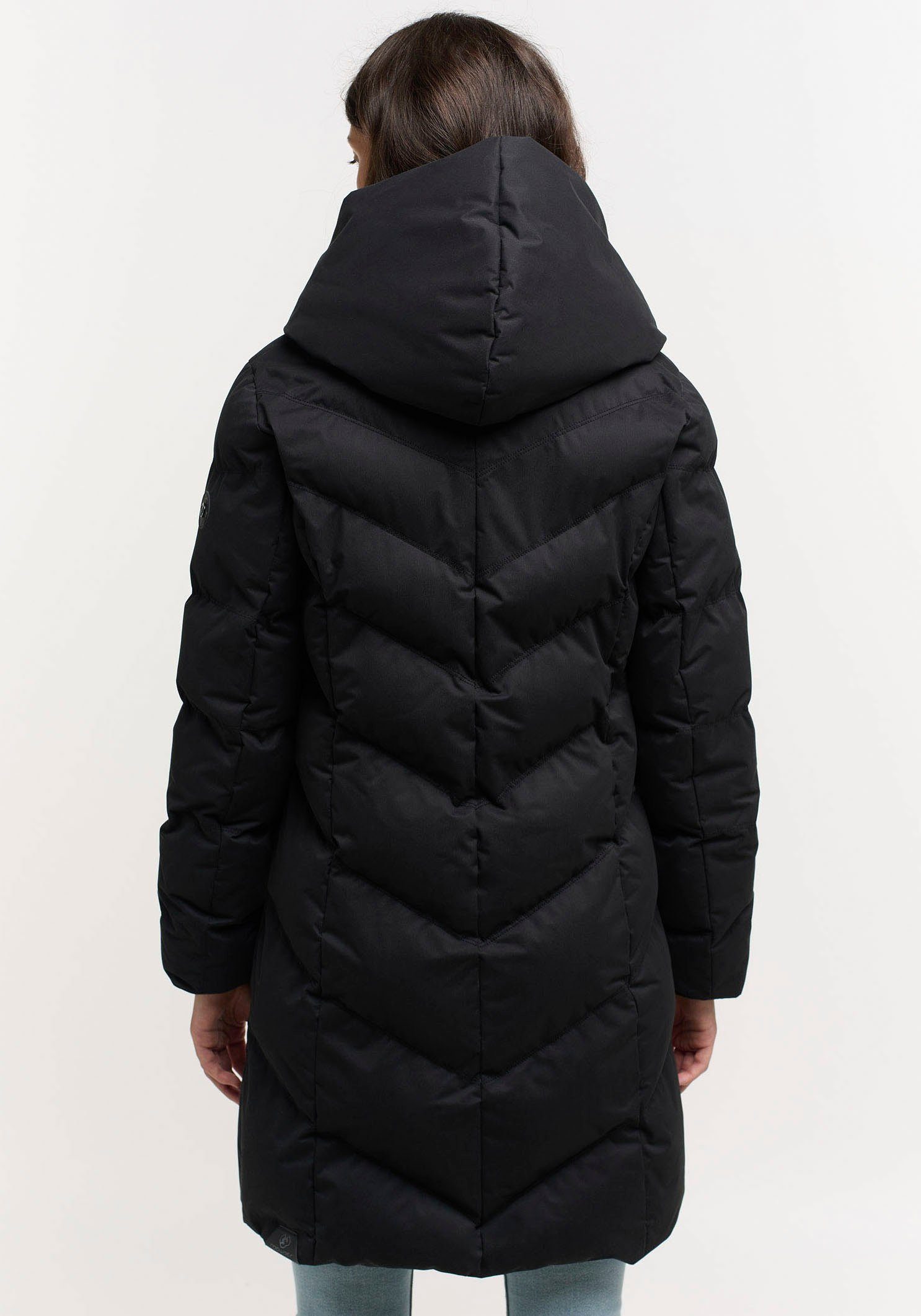 Winter-Funktionsparka BLACK Ragwear Steppjacke NATALKA