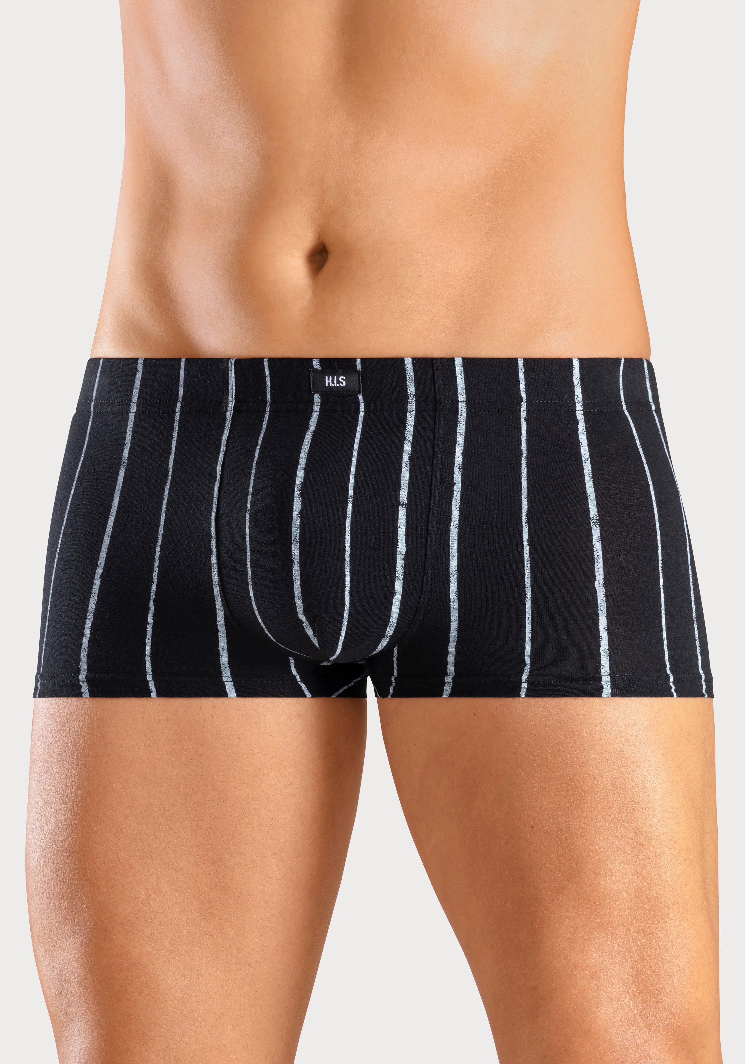 H.I.S Hipster (Packung, 5-St) knapp sitzende Boxershorts aus Baumwoll-Stret günstig online kaufen