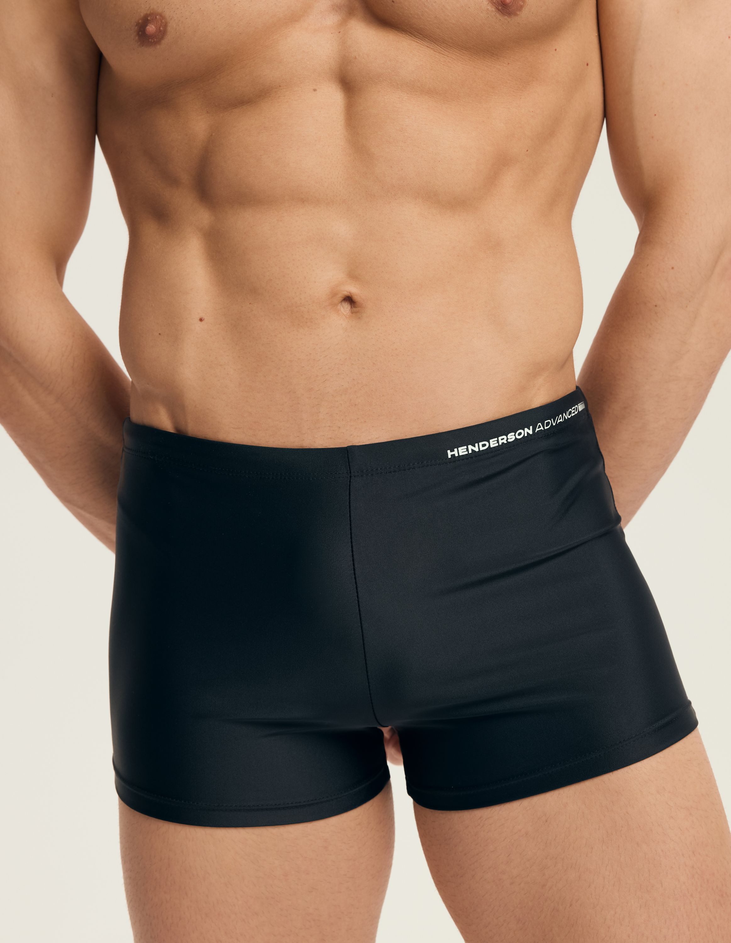 Henderson Boxer-Badehose Sportliche Badehose aus elastischem Polyamid Mix mit Innenslip Kors (1-St) – Bild 3 von 5