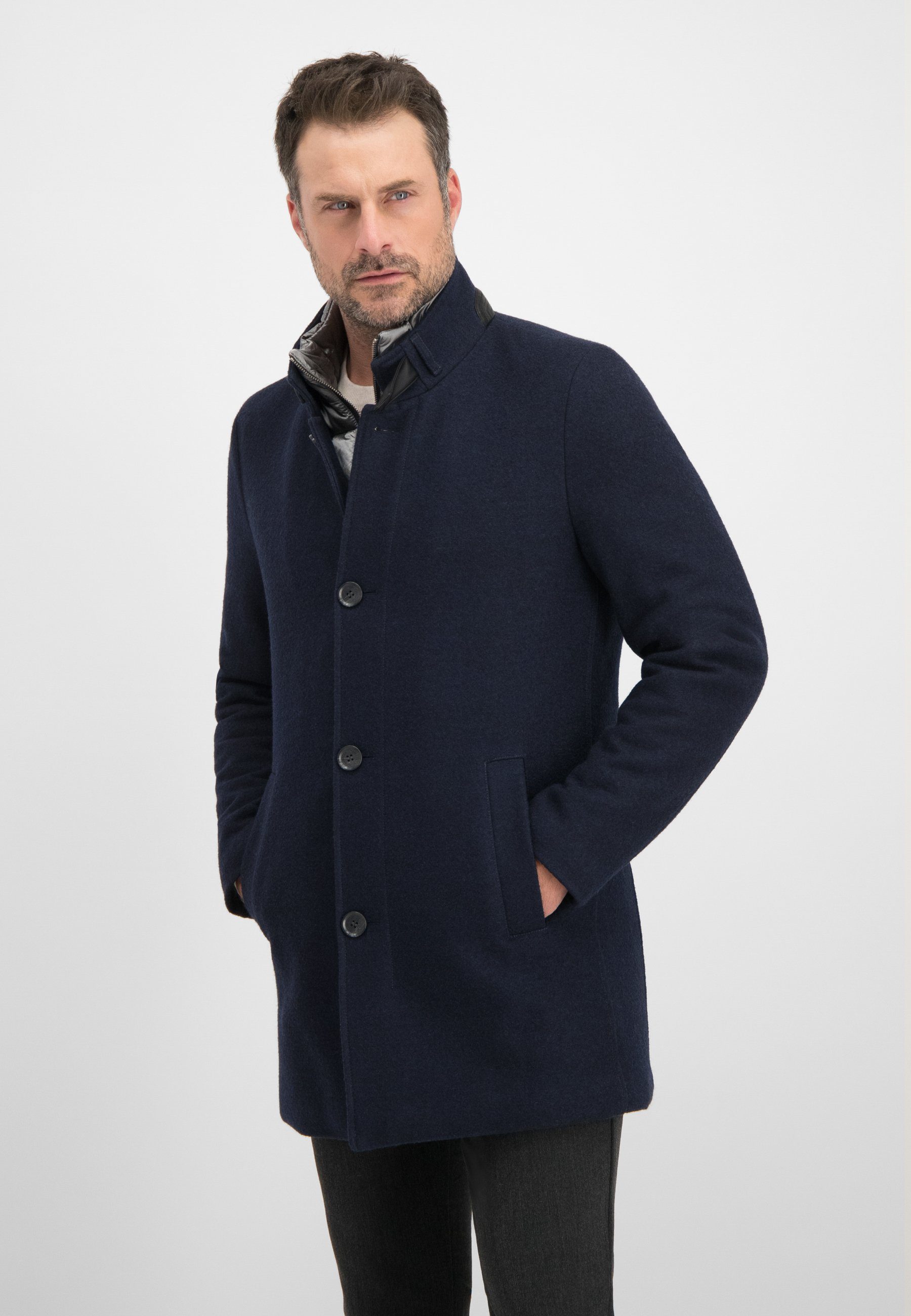 Milestone Kurzmantel MSVernon Herren Jacke Mantel kurz normale Passform