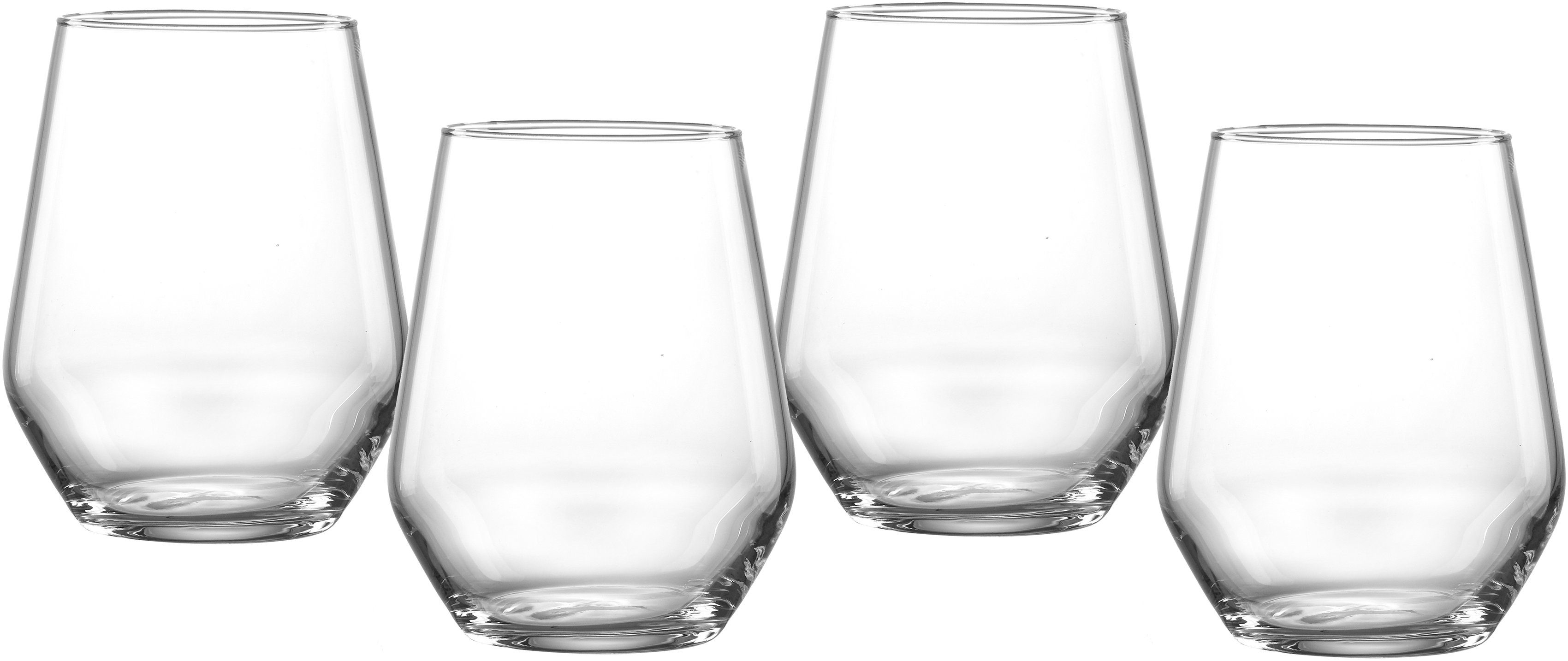 Ritzenhoff & Breker Longdrinkglas Mambo, Kristallglas, 4-teilig, 400 ml