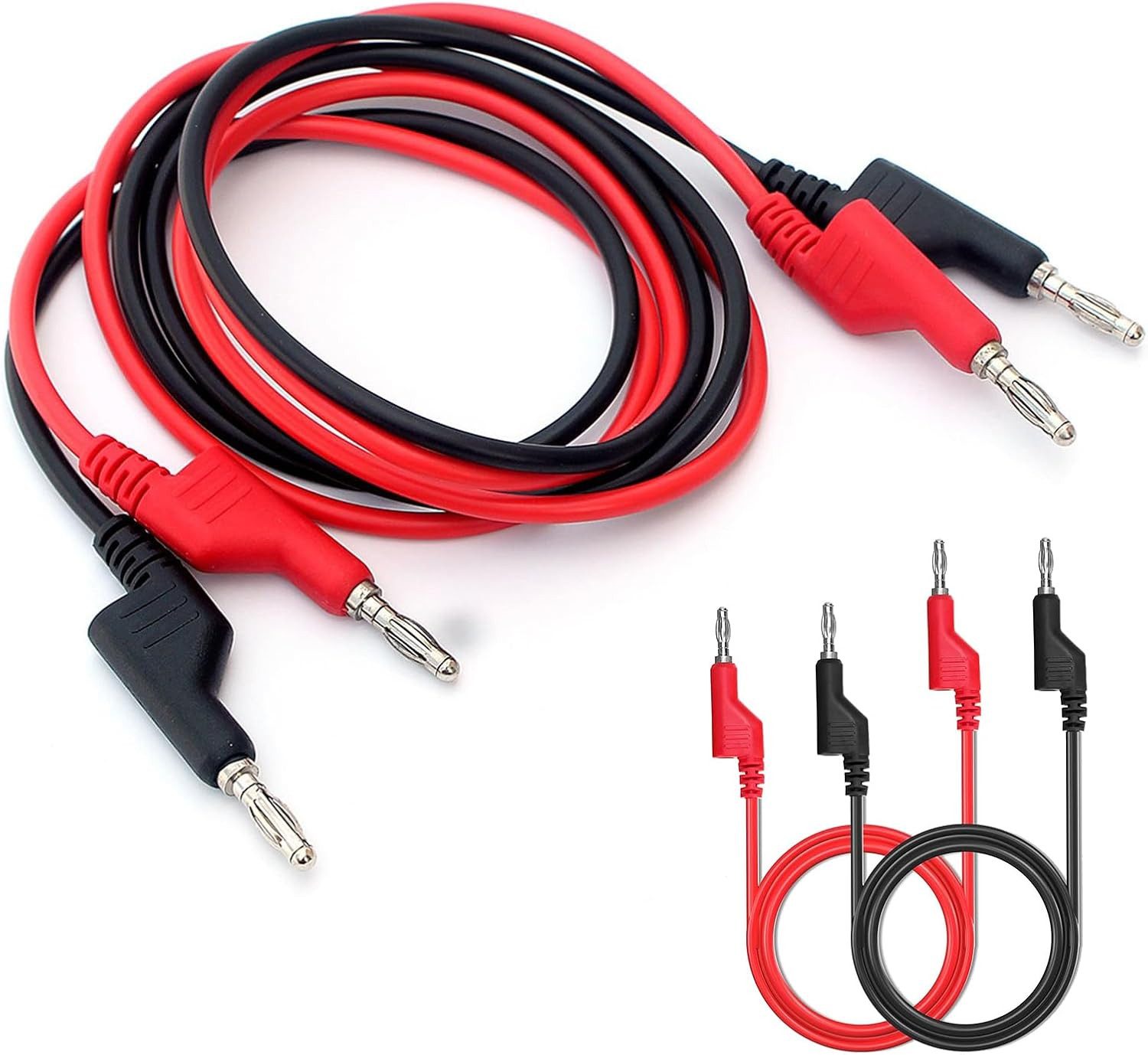 Multimeter 2 Stücke Bananenstecker Kabel, Messkabel für Digitale Multimeter