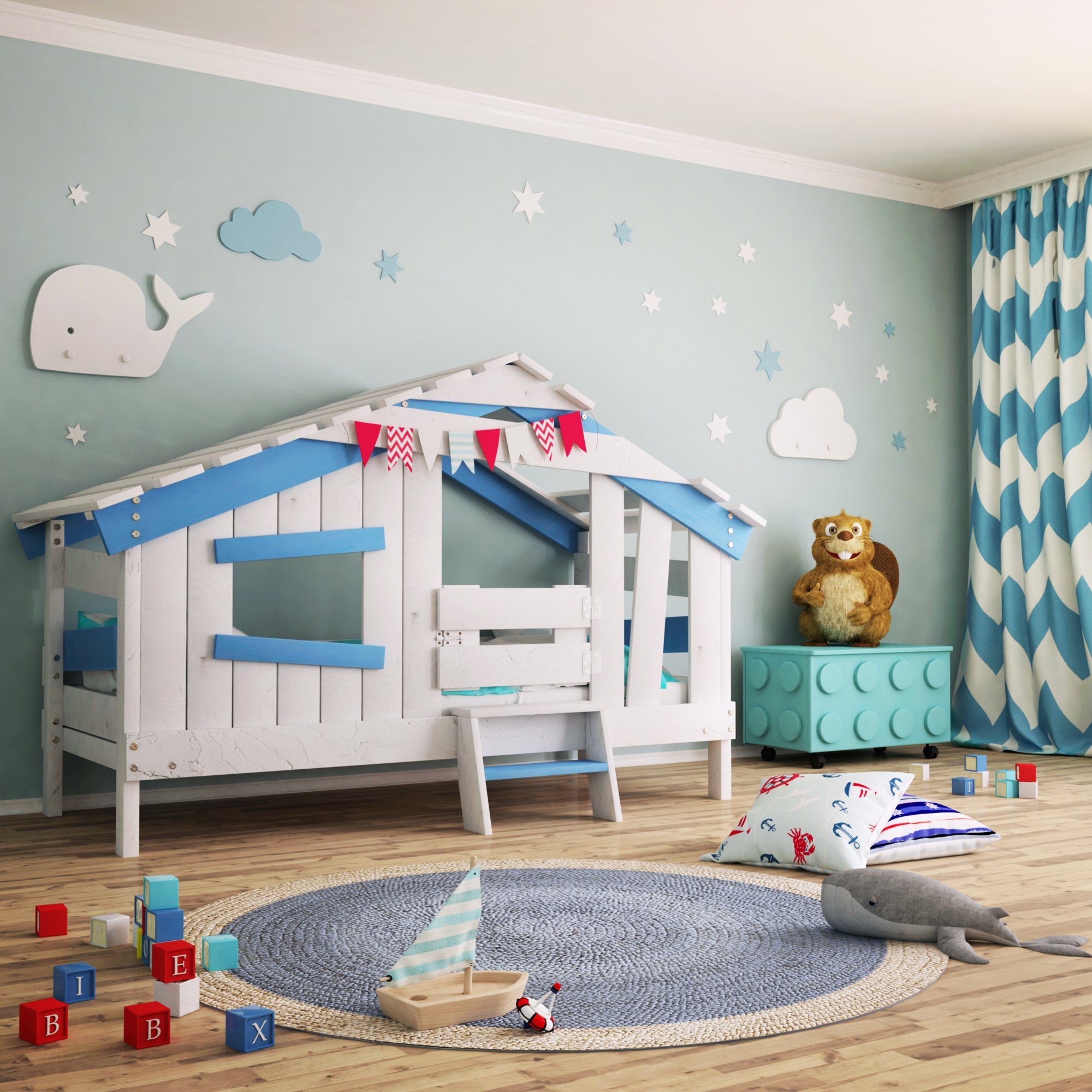 bibex Kinderbett APART CHALET Kinderbett, Jugendbett, günstig online kaufen
