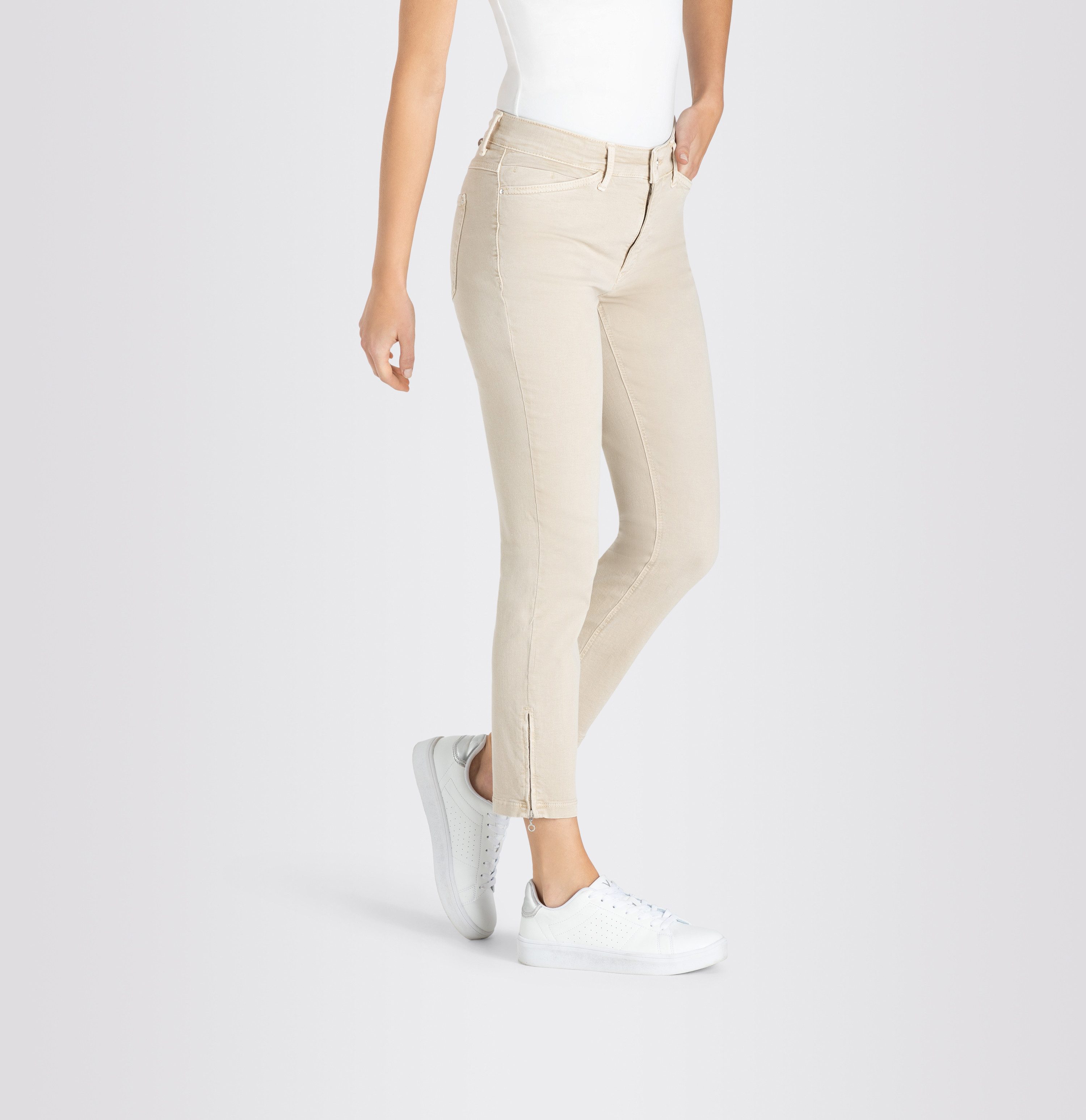 MAC 7/8-Jeans Dream Chic verkürzte Form mit Reißverschluss