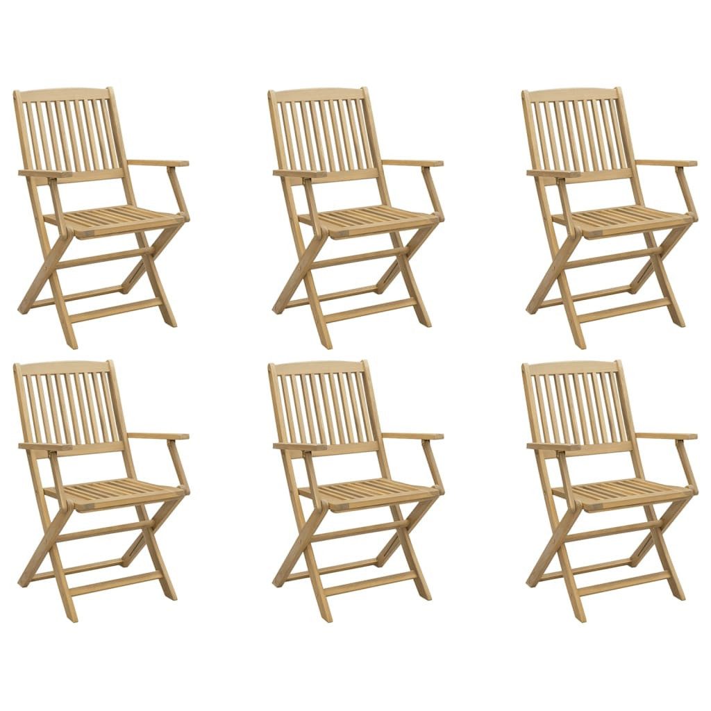 vidaXL Gartenstuhl Gartenstühle 6 Stk. Klappbar günstig online kaufen
