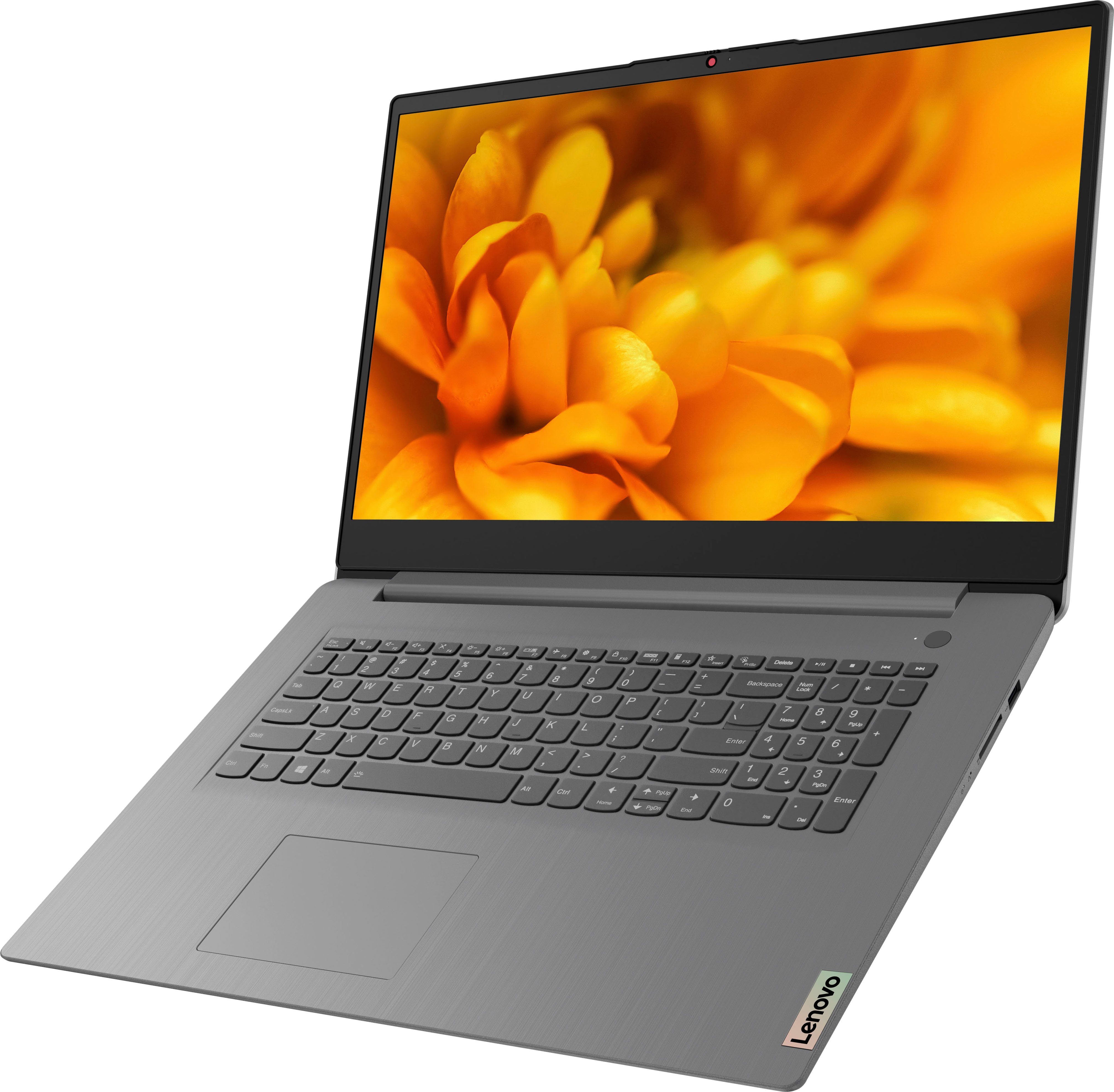 Notebook Monate 1135G7, Xe Premium (43,94 3 SSD, Core 512 17ITL6 Lenovo Zoll, Lenovo Care) Intel kostenlos i5 cm/17,3 GB Iris IdeaPad Graphics, 3