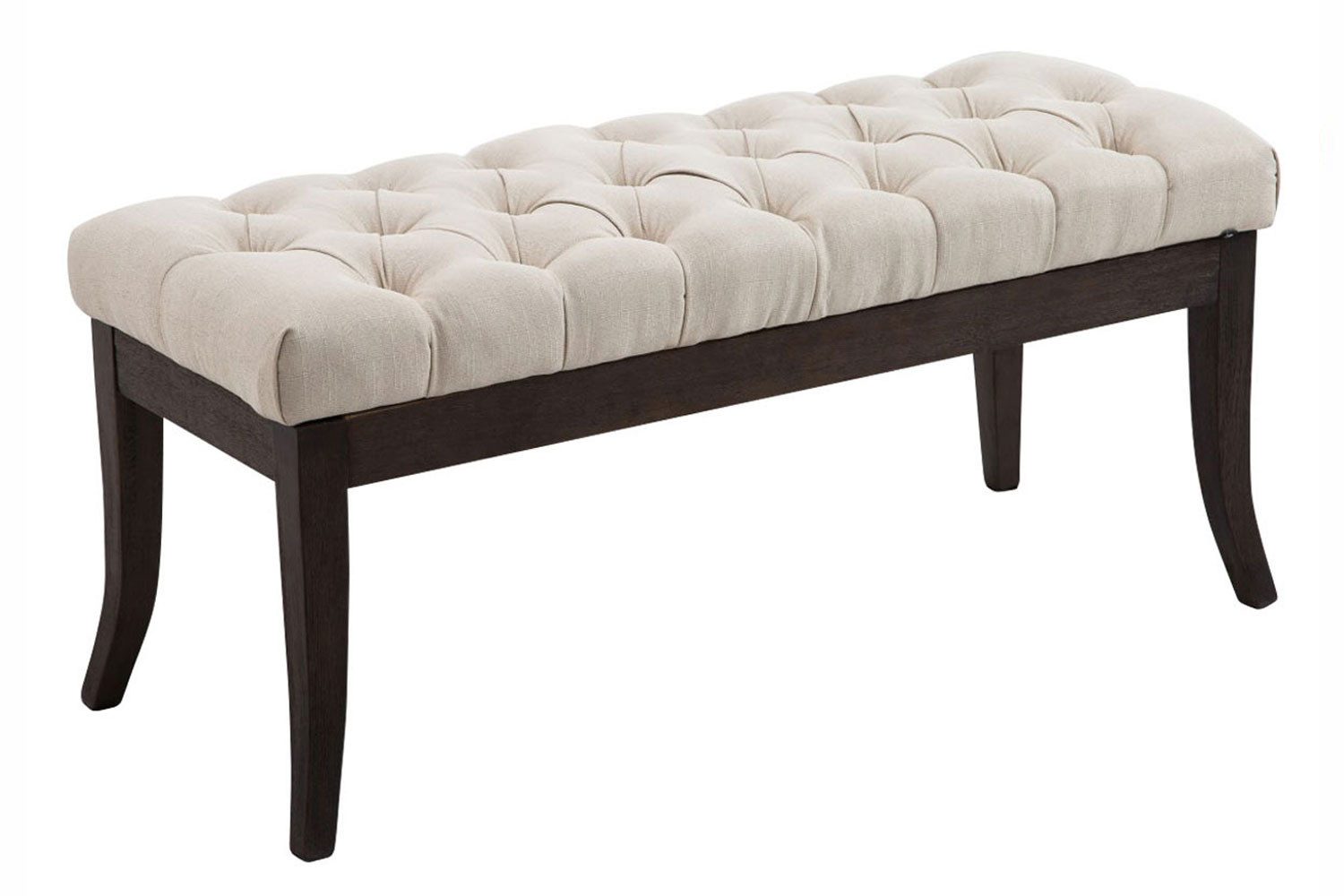 CLP Sitzbank Ramses Stoff antik-dunkel, mit hochwertiger Polsterung