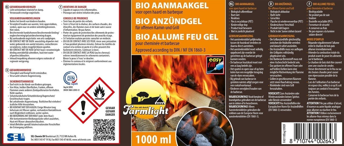 Moritz Flüssig-Grillanzünder 1L Grillanzünder Anzündgel Kaminanzünder Brenngel, (Brennstoff), Anzünder für Kamin, Kaminholz, Briketts, Holzkohle