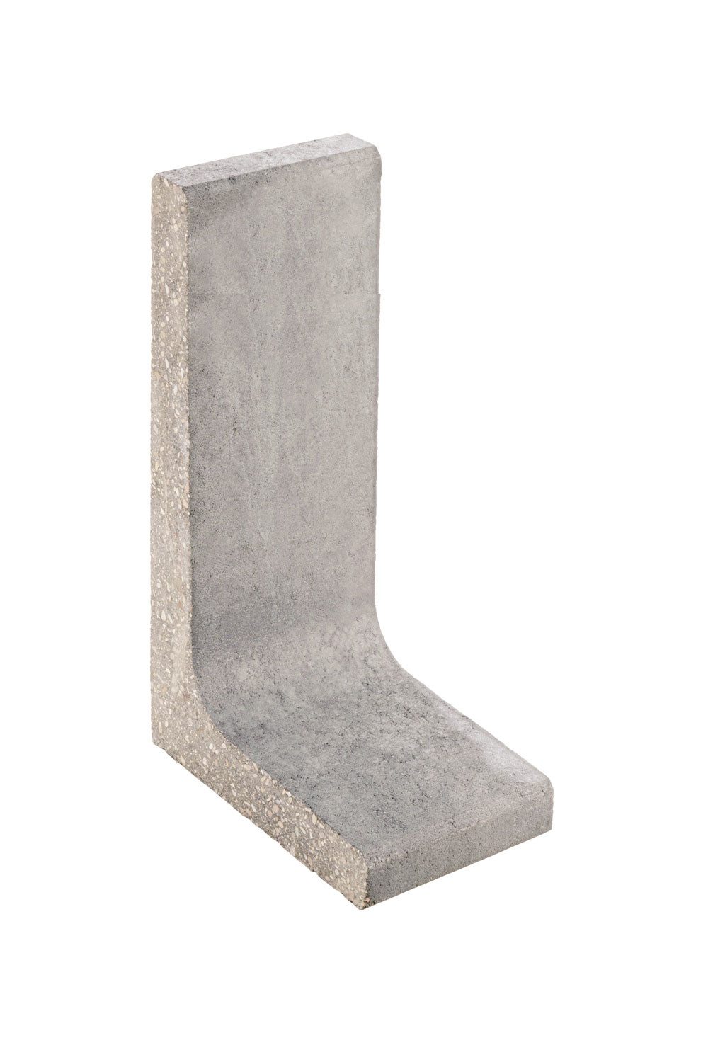 Diephaus Mauerstein L-STEIN SCHMAL GRAU 100/25/40/7 CM
