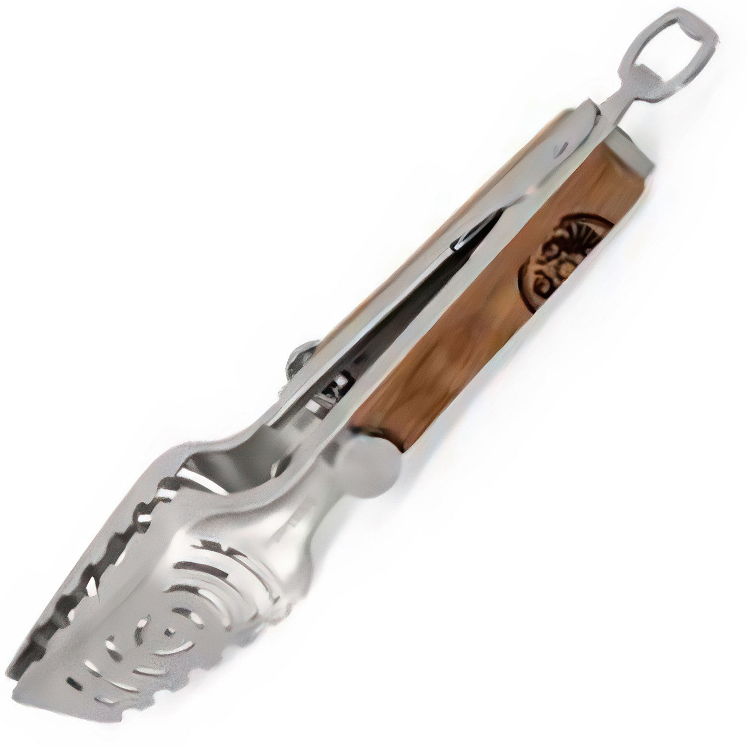 Petromax Grillzange Teleskop Grillzange (von 29 - 37 cm) mit Flaschenöffner, und Grillrostheber aus Edelstahl