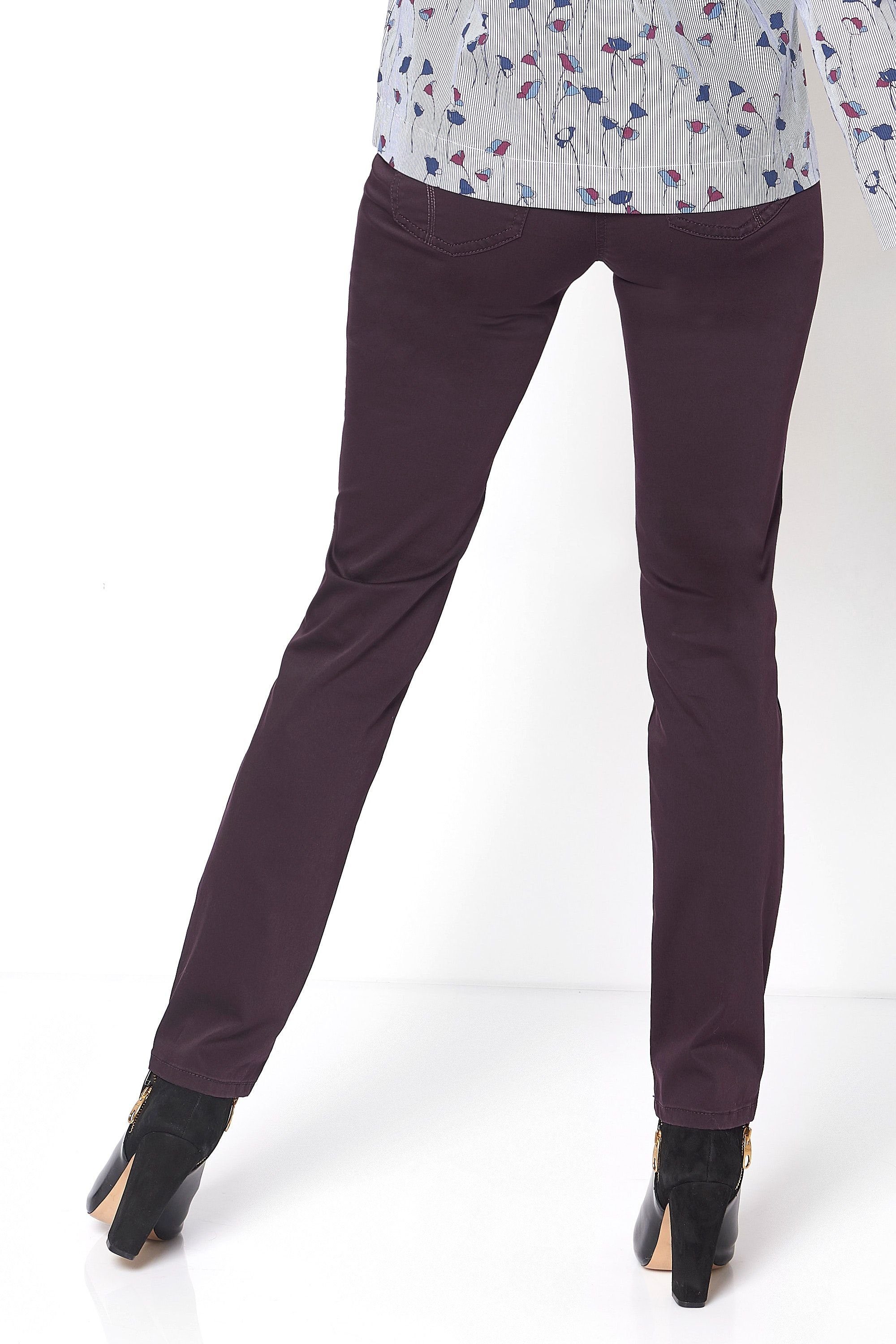 TONI 5-Pocket-Jeans plum