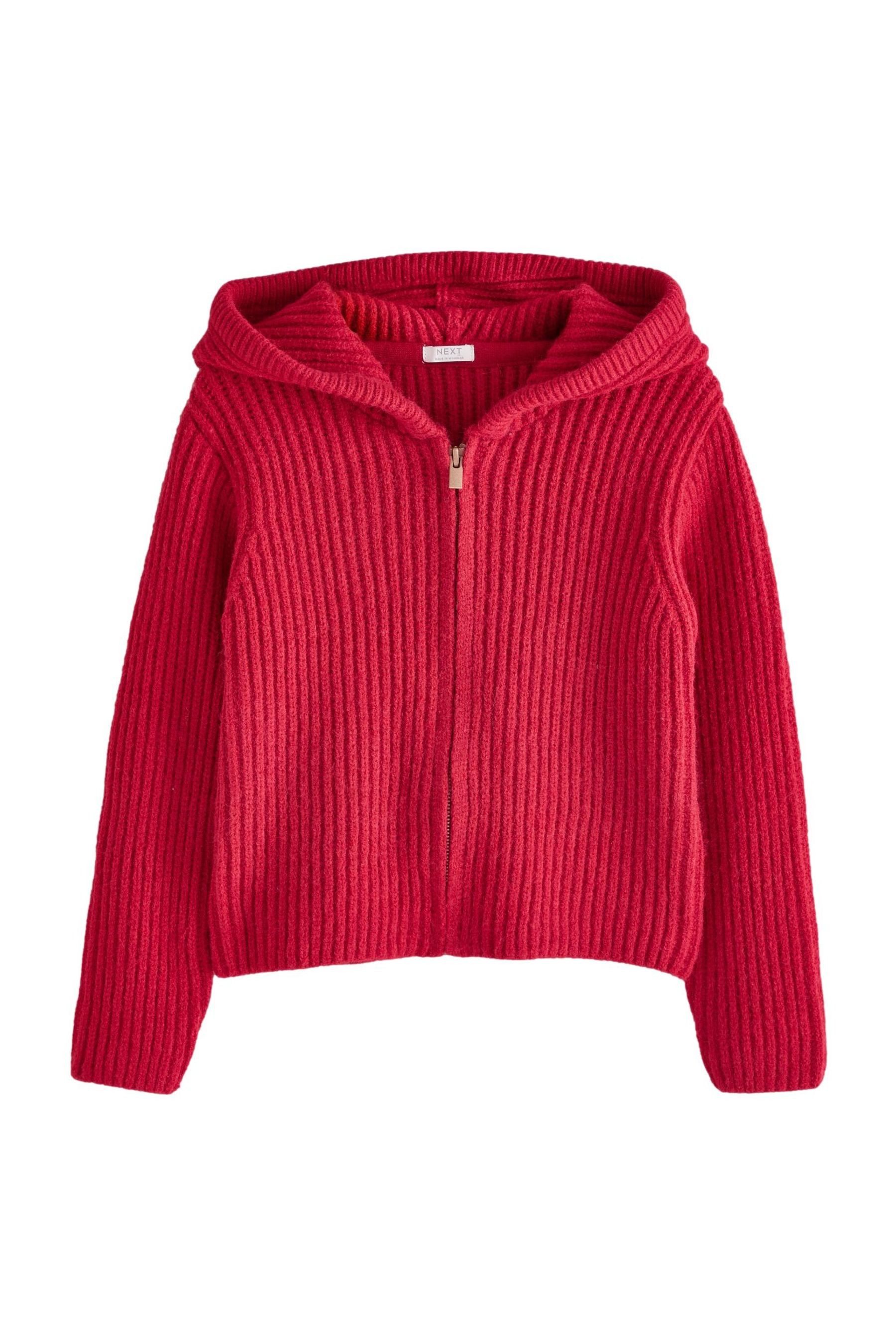 Next Strickjacke Strickjacke mit Kapuze (1-tlg)