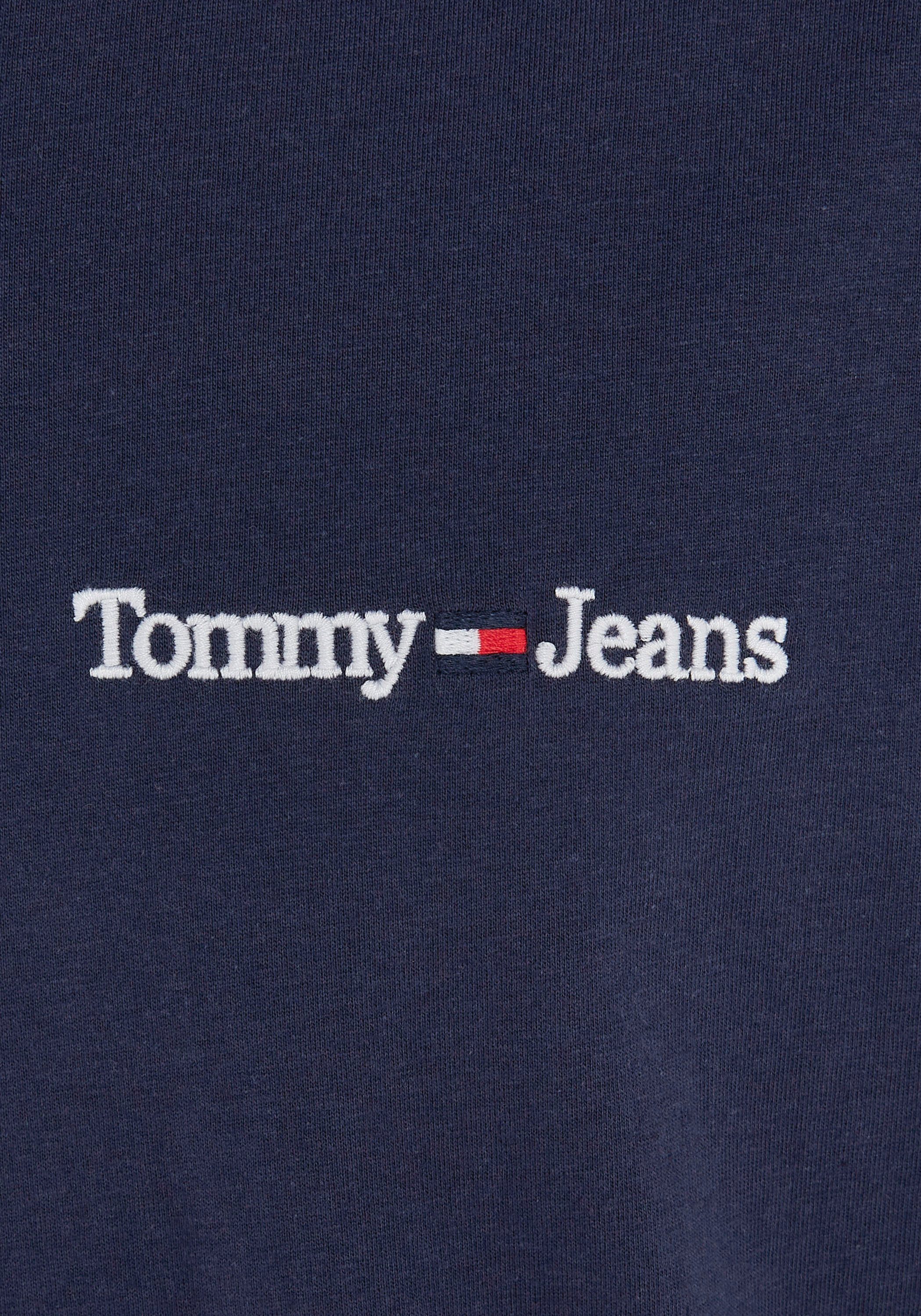 Tommy Jeans T-Shirt LINEAR CLSC TEE Twilight Navy mit CHEST TJM Rundhalsausschnitt