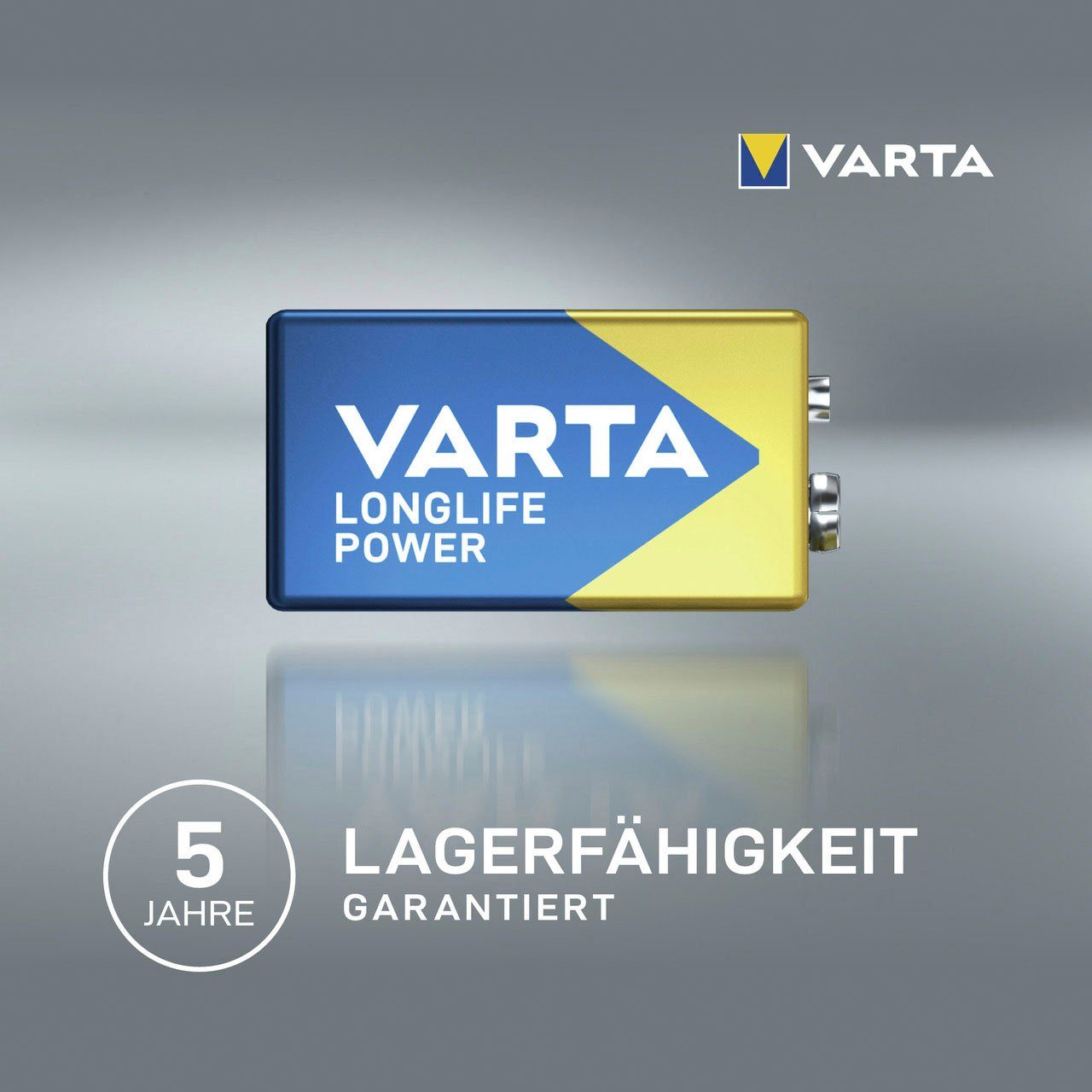 LONGLIFE V 2 VARTA St), 6LP3146 2 (9 Alkaline, 9 V, Batterie, für Stück Power Feuermelder E-Block ideal