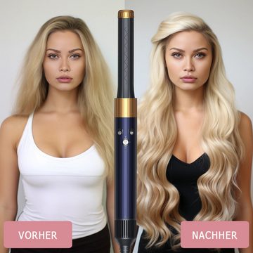 luawell Multihaarstyler Haarstyler IroAir 6in1 Set Complete Long, IONIC Technoloie, Neu: Überarbeiteter Aufsätze & Verbesserten Coanda Effekt