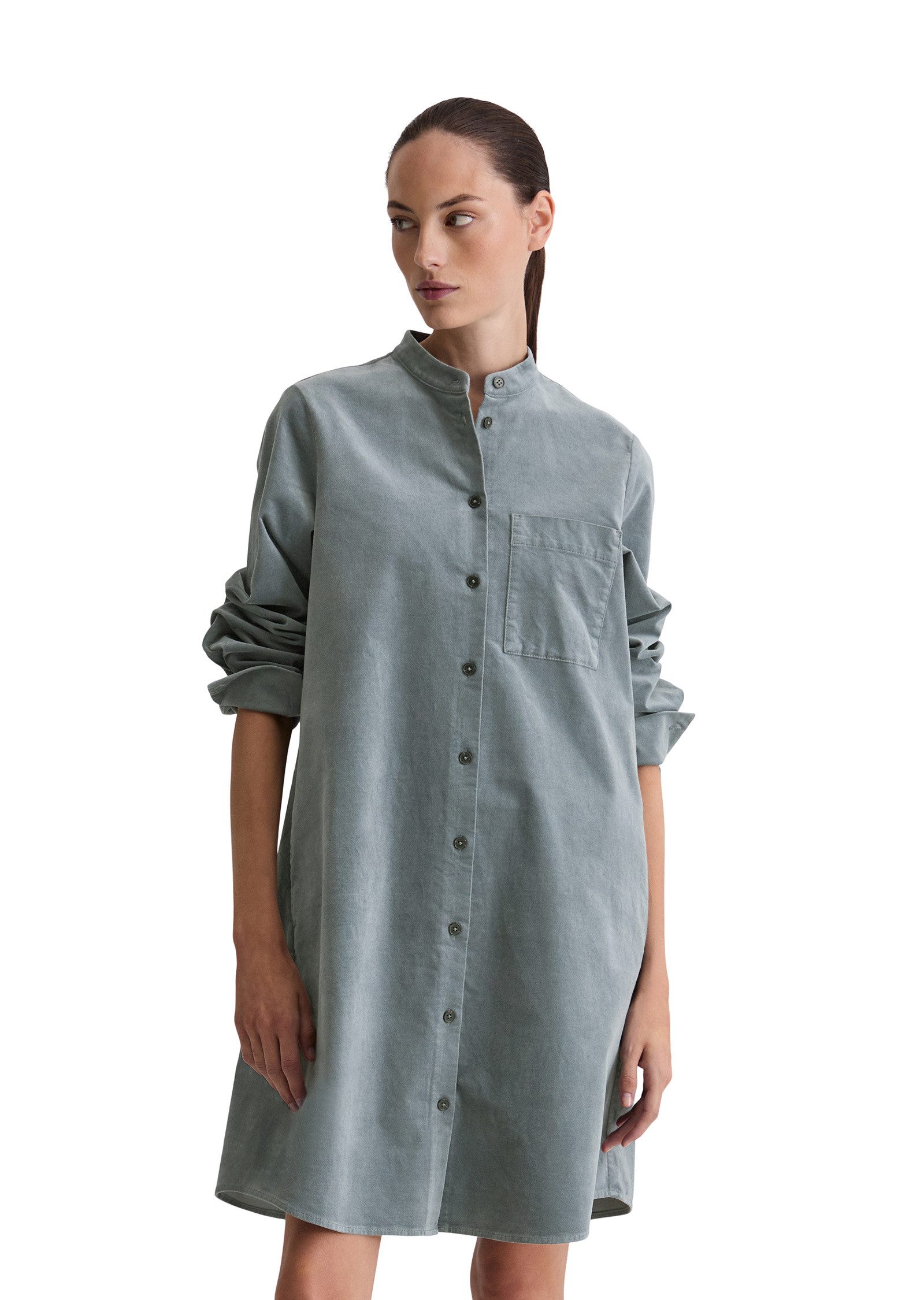 Marc O'Polo Hemdblusenkleid aus Organic Cotton Stretch