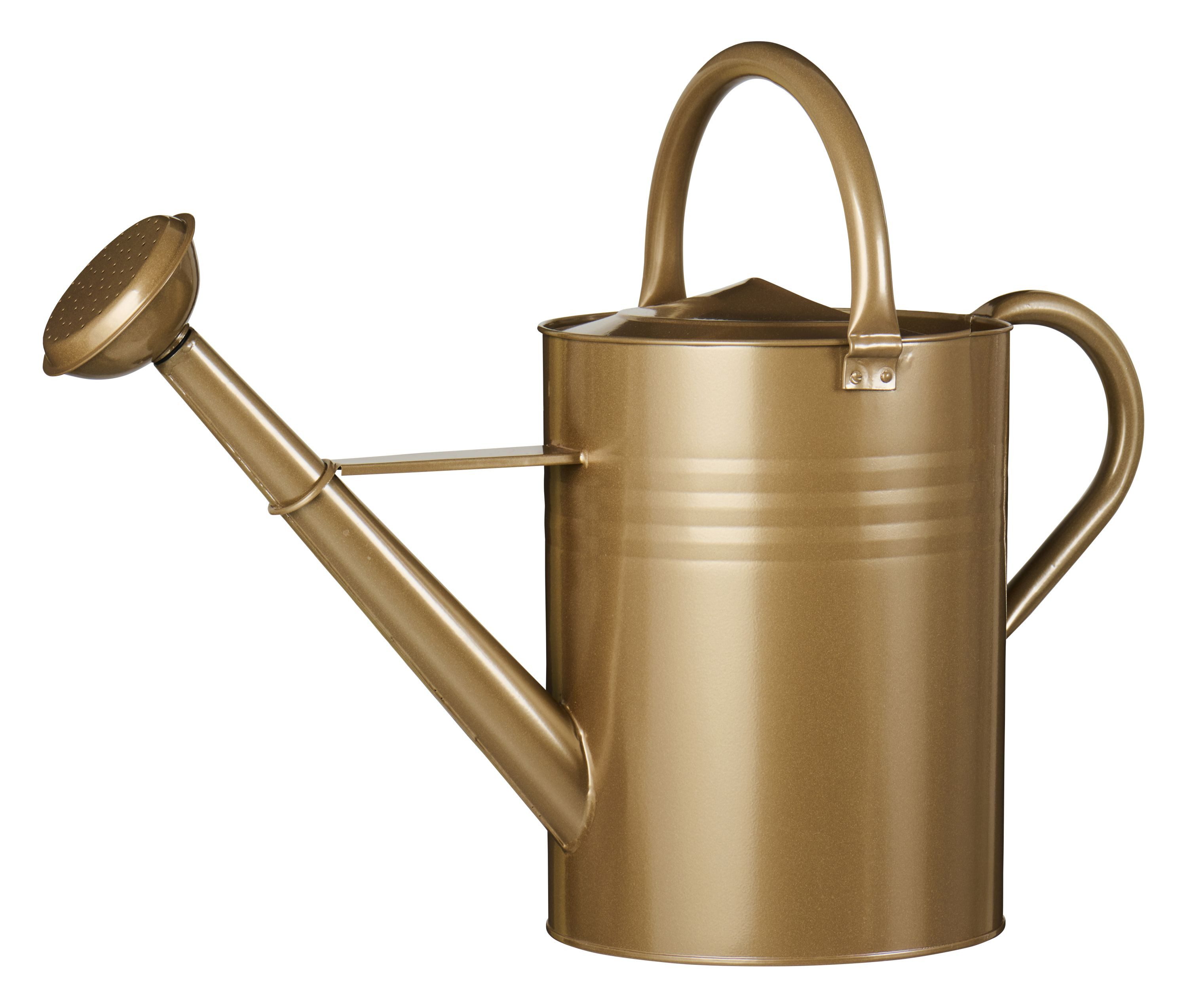 Ib Laursen Gießkanne Ib Laursen - Gießkanne 11 Liter Hellgrün Braun Metall Retro 4235-14