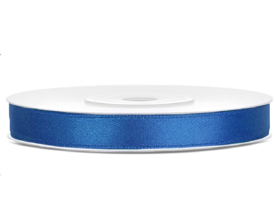 partydeco Satinband 25 m x 6 mm Rolle Geschenkband Schleifenband Deko Satin Band Dekoband