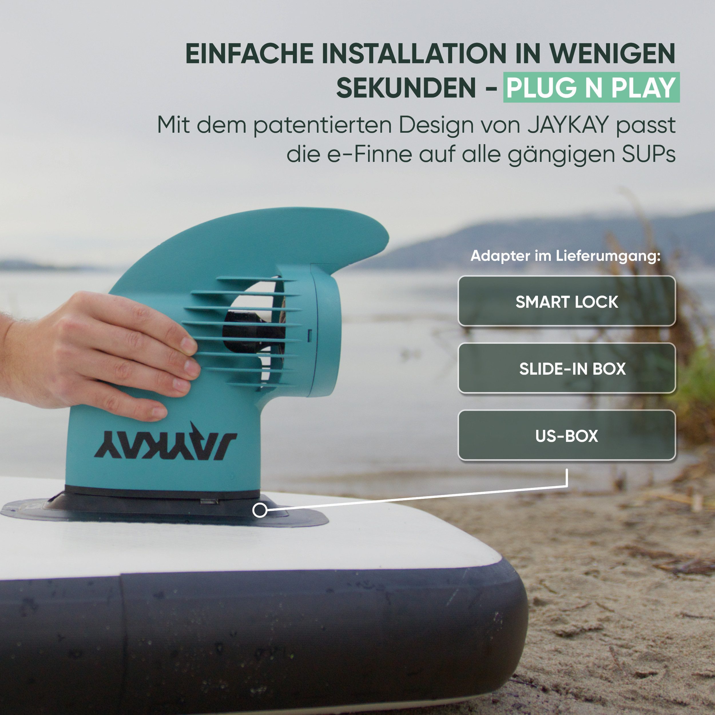 JAYKAY SUP-Board JAYKAY e-Finne 2.0 SUP Motor