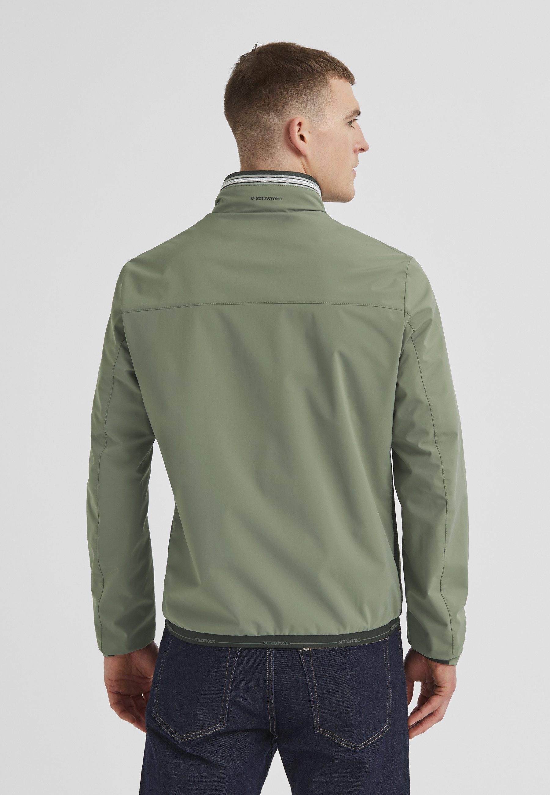 Milestone Blouson MSLivingston Herren Übergangsjacke Jacke sportlich lockere Passform