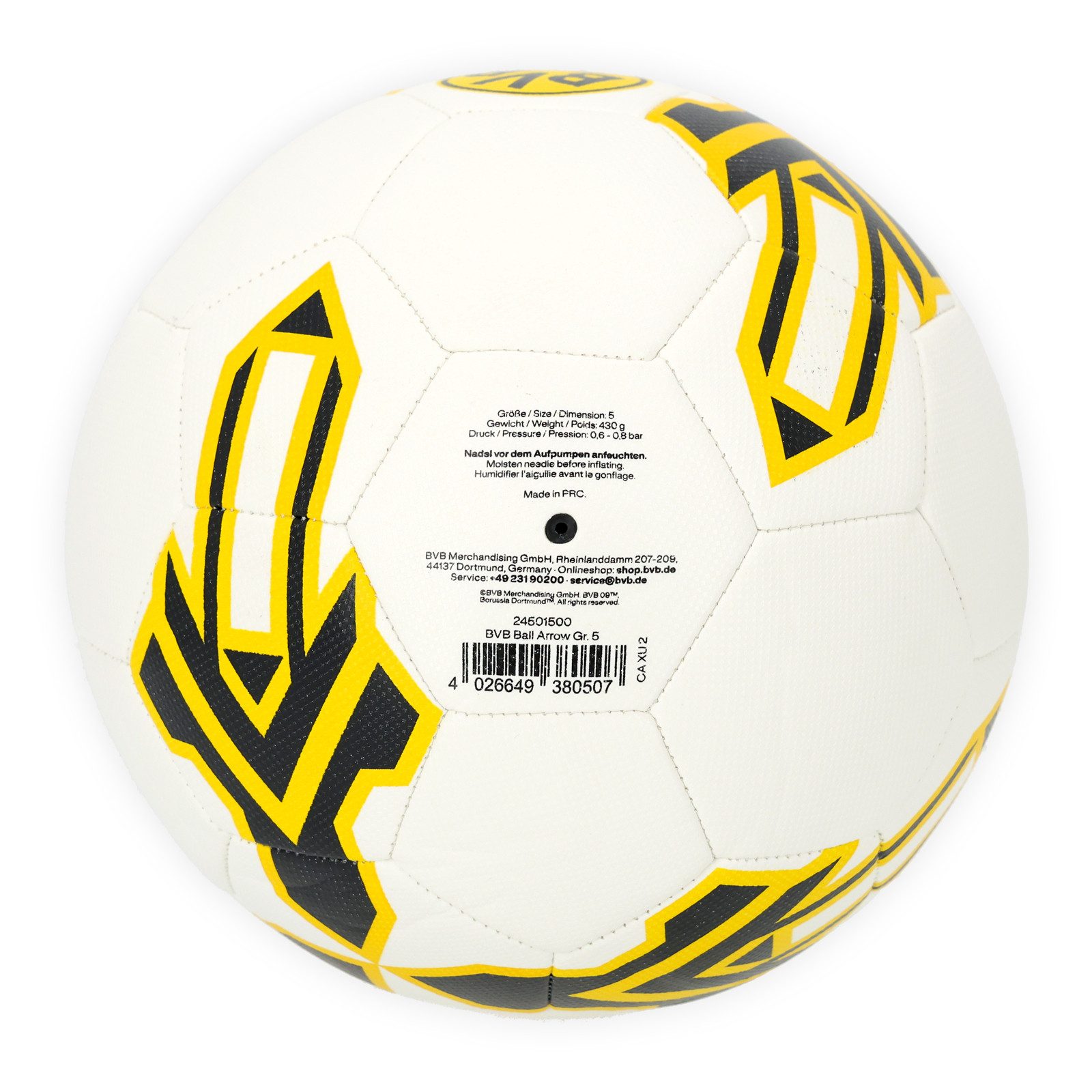 BVB MERCHANDISING Fußball BVB BALL Arrow Gr. 1