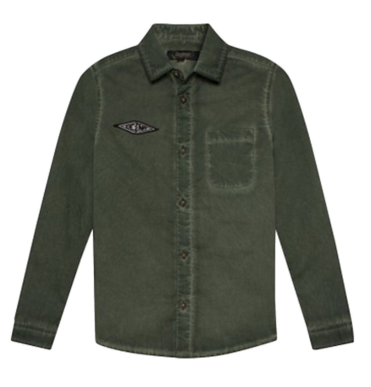 COLORADO DENIM Langarmhemd Colorado Denim boys Hemd Langarm washed Dante thyme (1-tlg)