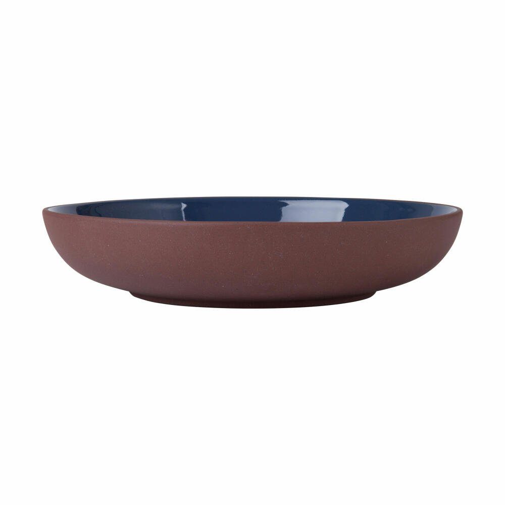 Maxwell & Williams Schüssel Sienna flach Blau, 22 x 4.5 cm, Keramik