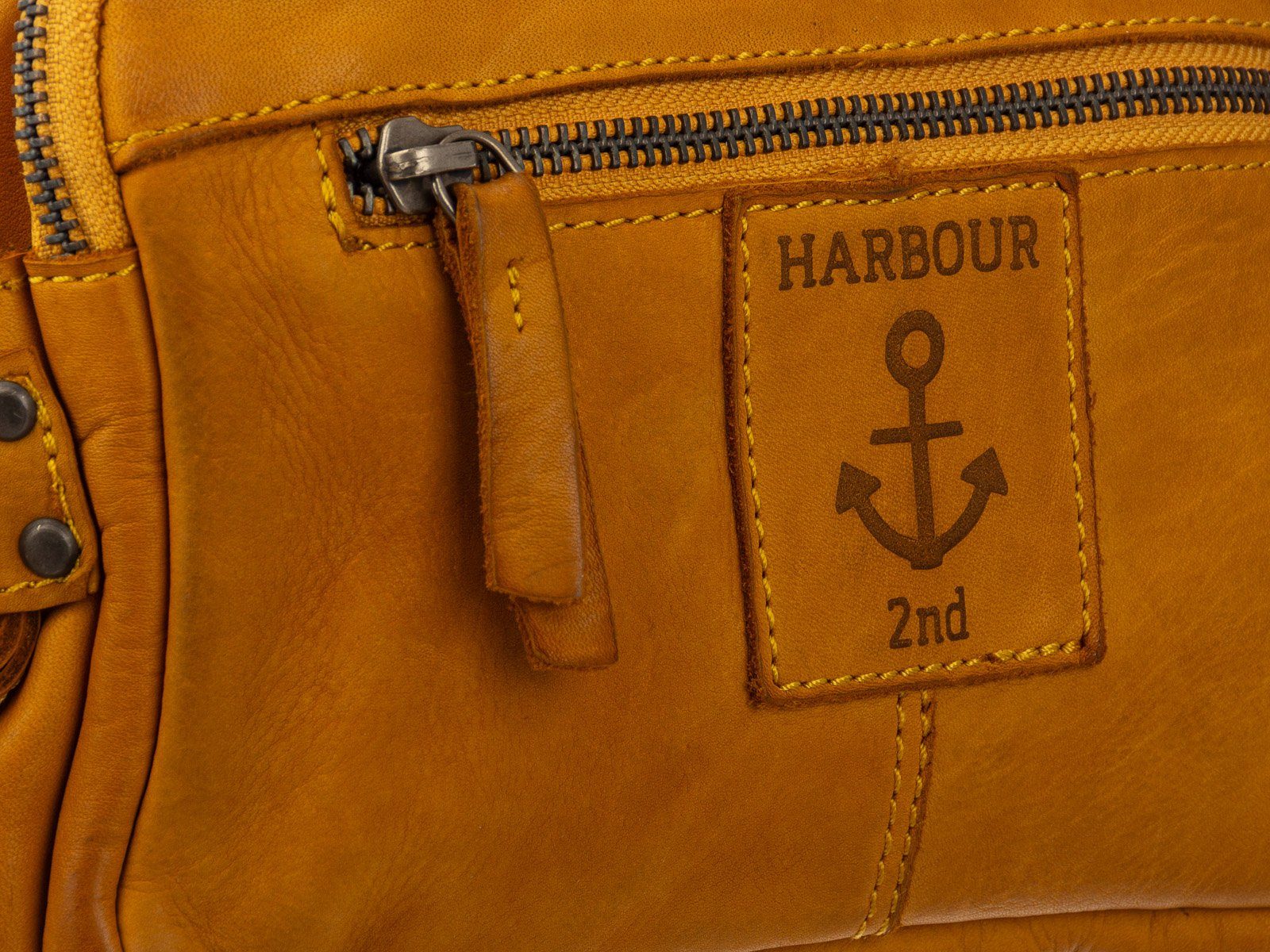 HARBOUR 2nd Mustard Rieke Love Logo Anker Style Anchor Umhängetasche Crossbody (1-tlg),