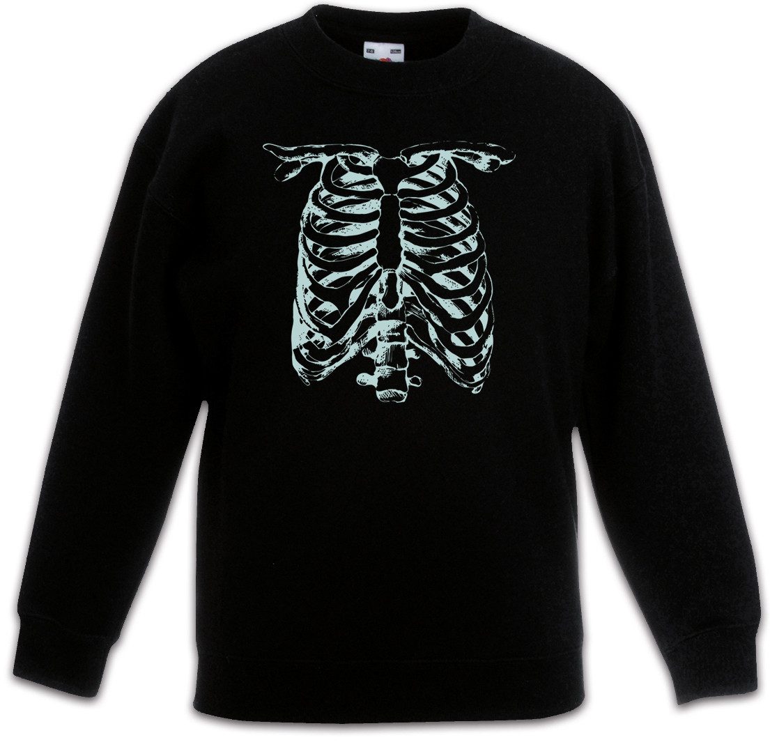 Sweatshirt Skeleton II Kinderpullover Bones Knochen Skelett Halloween Karneval